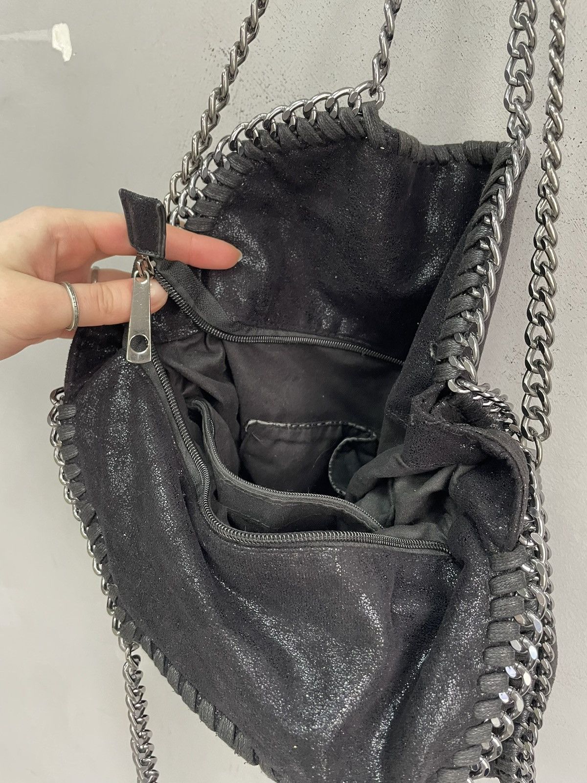 KMRii Rick Owen’s style Bag Chain gothic vibe black y2k Size ONE SIZE - 13 Thumbnail
