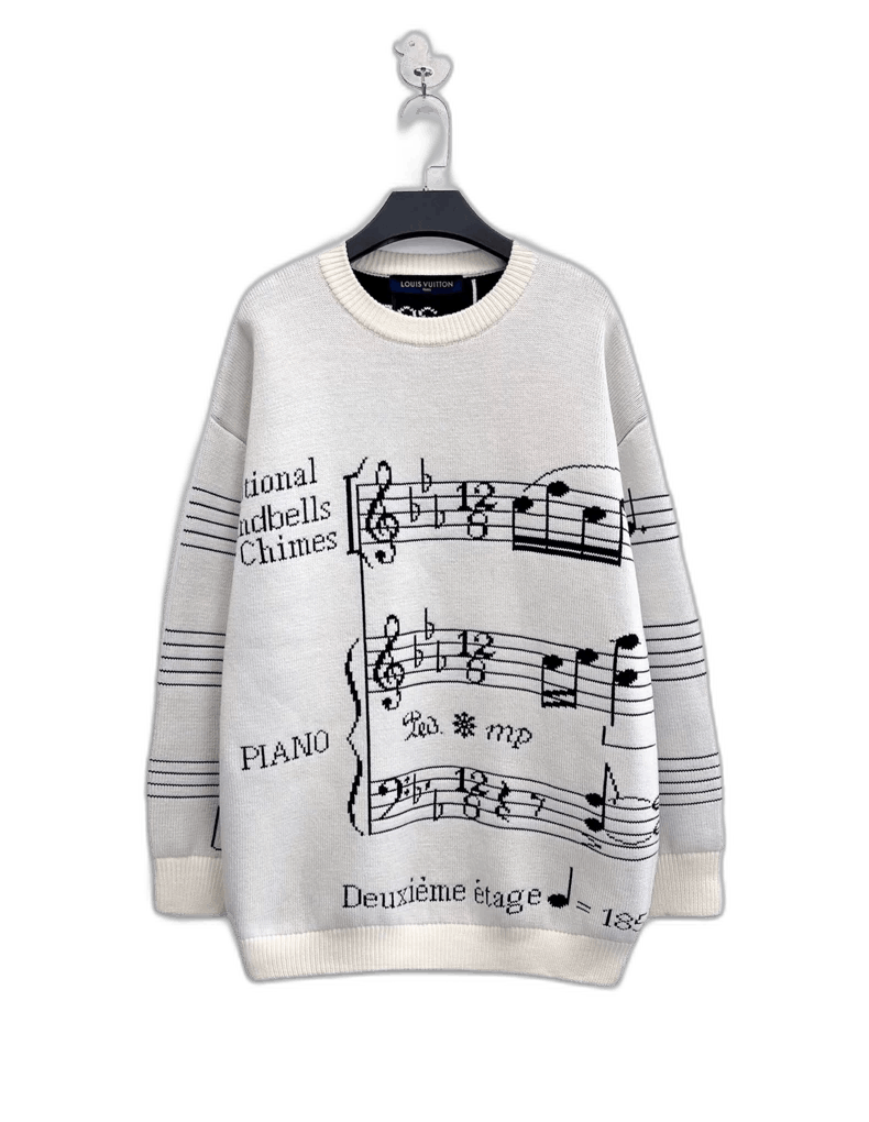 Louis Vuitton Louis Vuitton Music Note Knit Sweater-2506 Size US XS / EU 42 / 0 - 1 Thumbnail