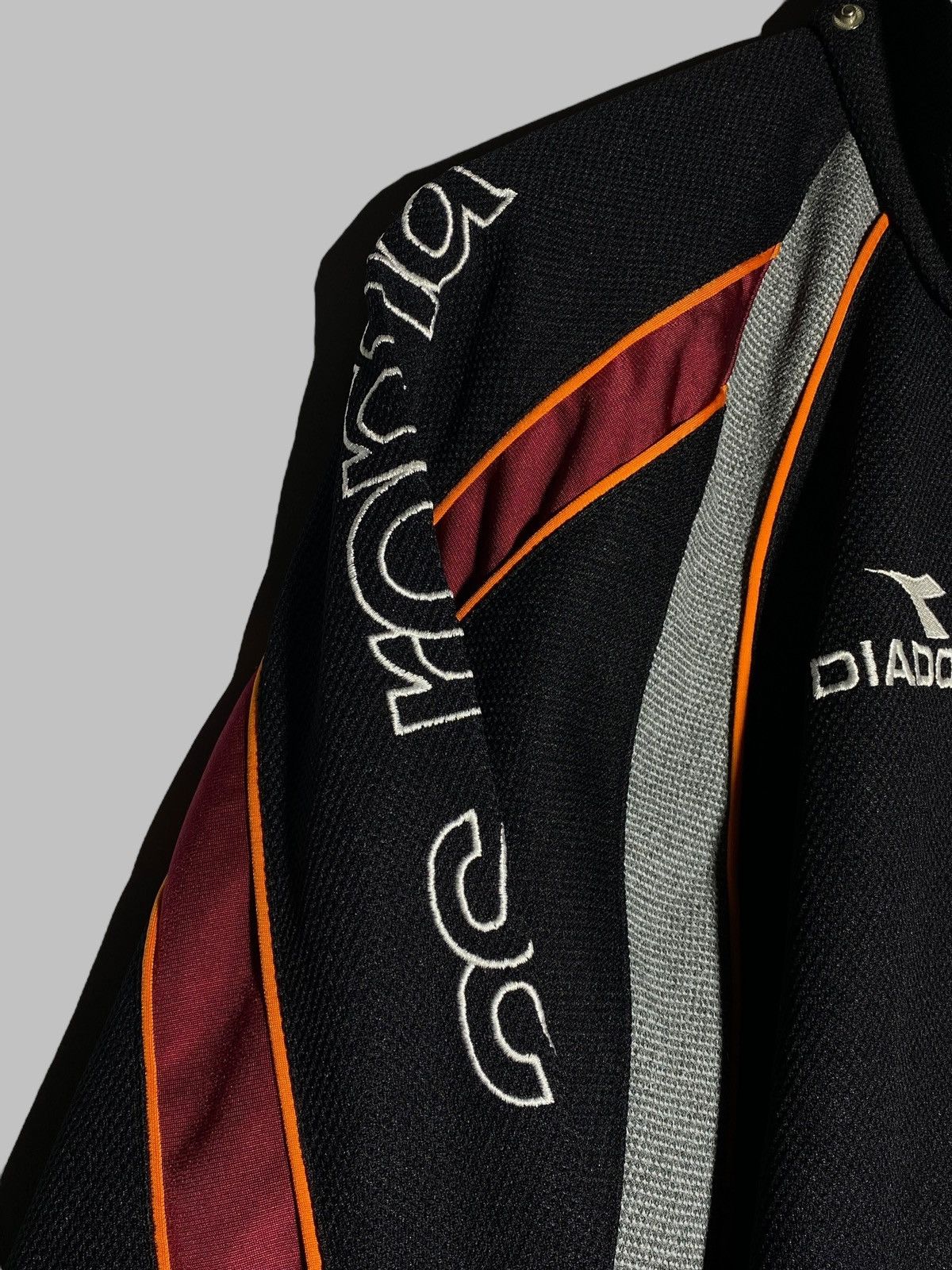 Diadora × Vintage Vintage 90s AS Roma Diadora Full Zip Top Stylish Sportwear Size US S / EU 44-46 / 1 - 7 Thumbnail