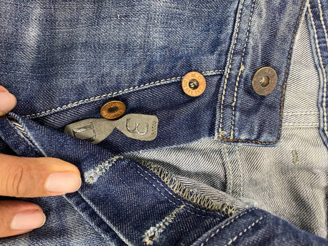 Diesel diesel regular slim tapered distressed denim nice design Size US 36 / EU 52 - 11 Thumbnail