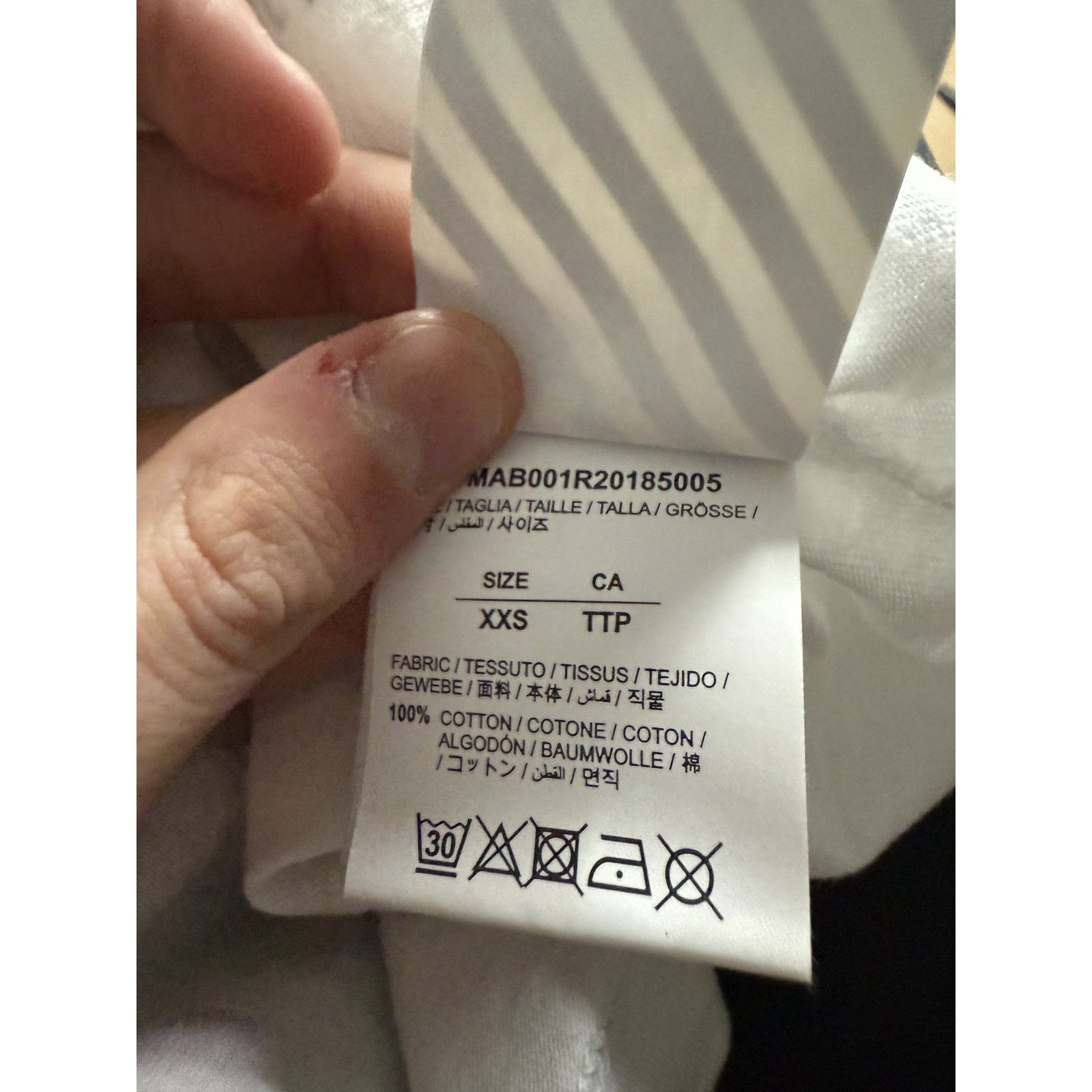 Off-White Off White LS White Black Used XXS Size US XXS / EU 40 - 5 Thumbnail