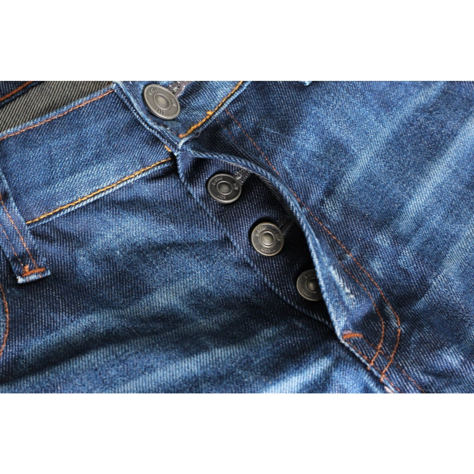 G-Star G-Star 3301 LOW TAPERED Jeans Men 32 Regular Blue 5-Pocket Denim DZ7767 Size US 32 / EU 48 - 5 Thumbnail