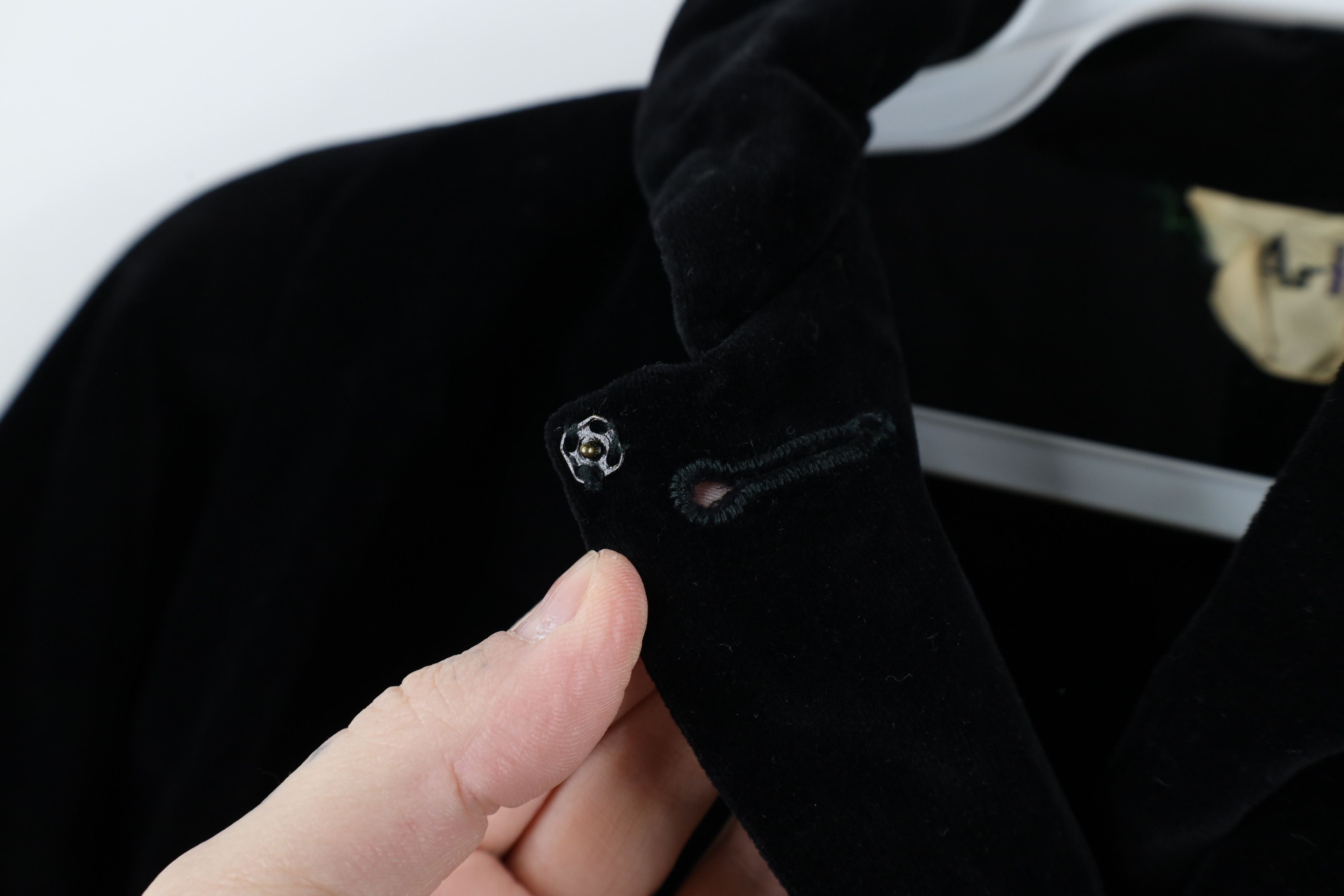 Vintage Vintage 40s 50s Rockabilly Button Jacket Coat Black USA Size M / US 6-8 / IT 42-44 - 6 Thumbnail