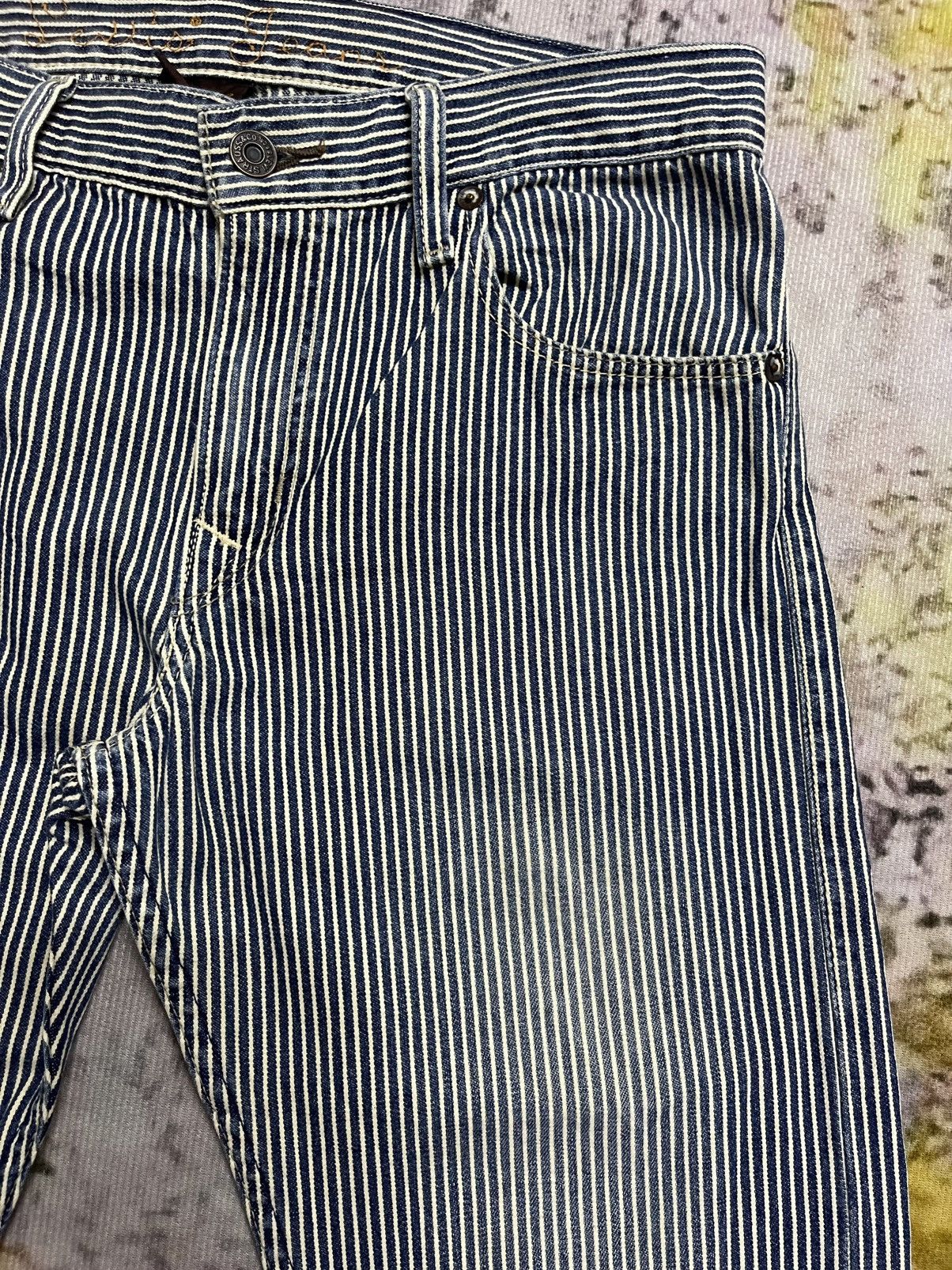 Levi's Levis Jeans White Stripe Vintage Straightcut Size US 30 / EU 46 - 8 Thumbnail