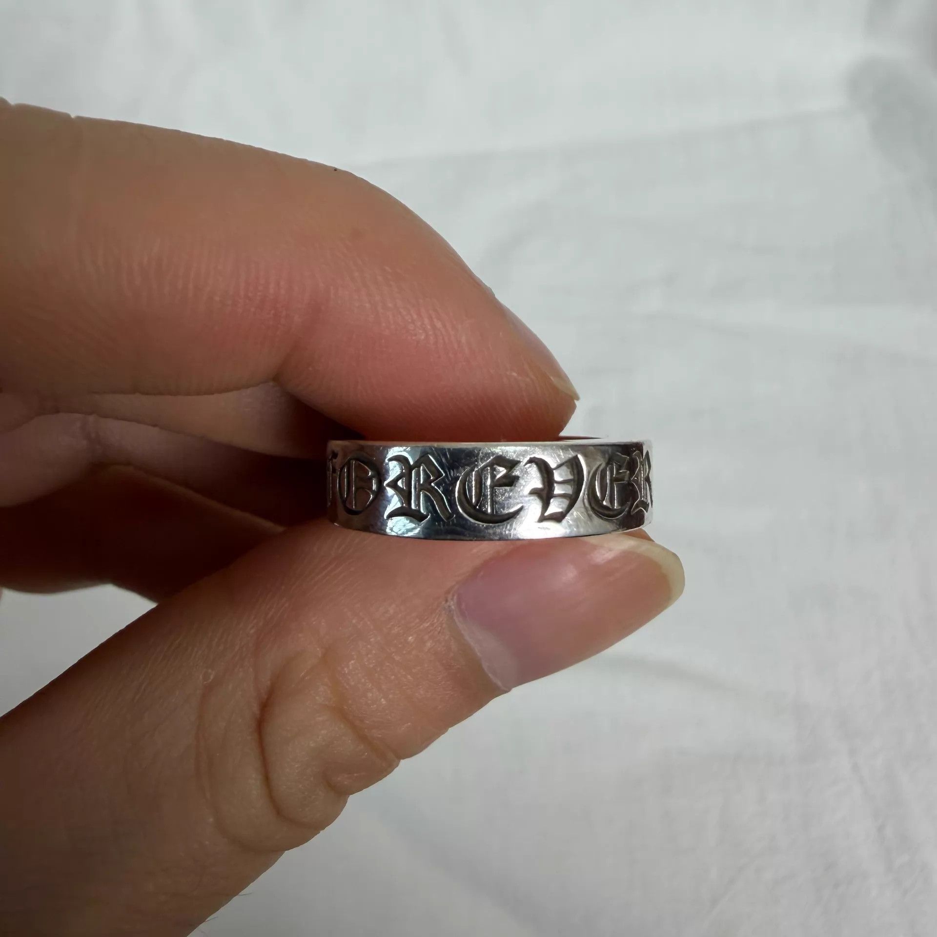 Chrome Hearts Chrome Hearts 925 Silver Forever Ring US6 Size ONE SIZE - 4 Thumbnail