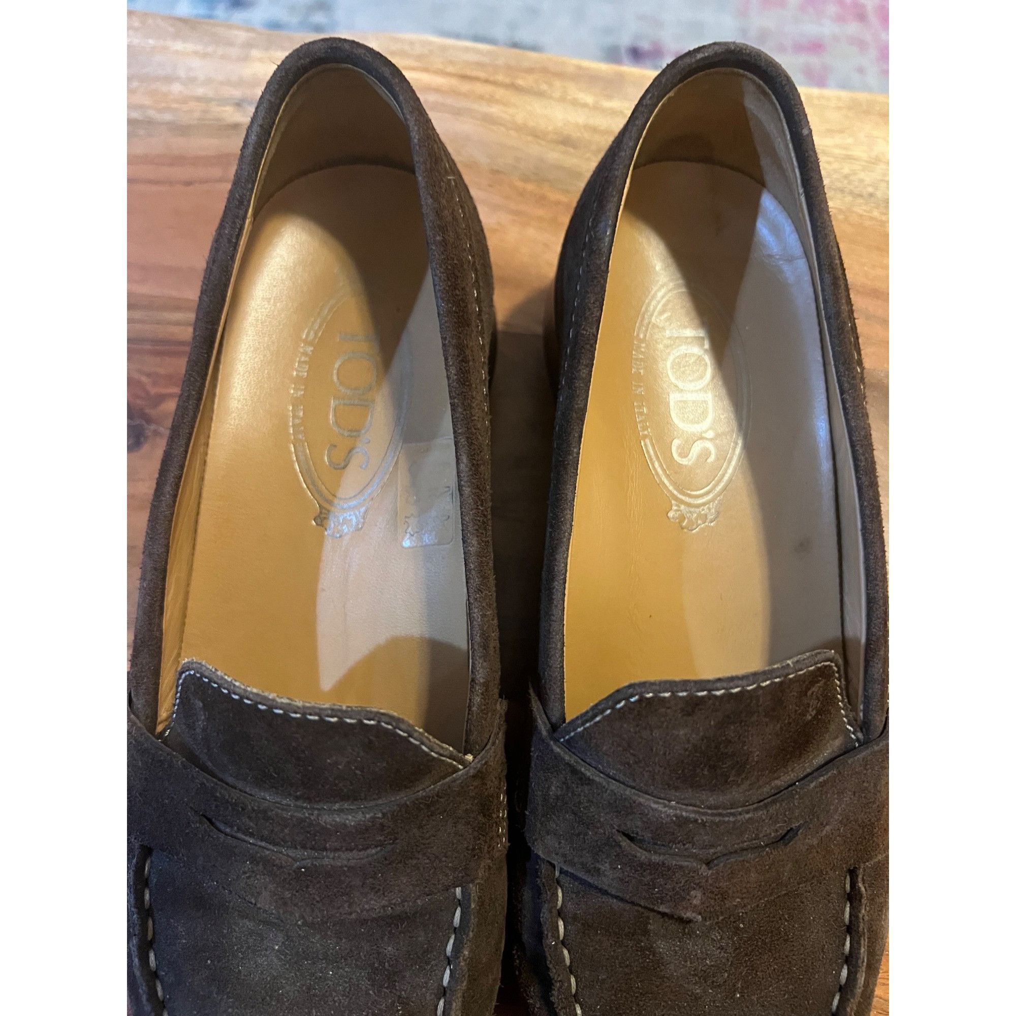 Tod's Tods Men’s Brown Leather Loafers - NWOT - Size 8.5 Size US 8.5 / IT 38.5 - 3 Thumbnail