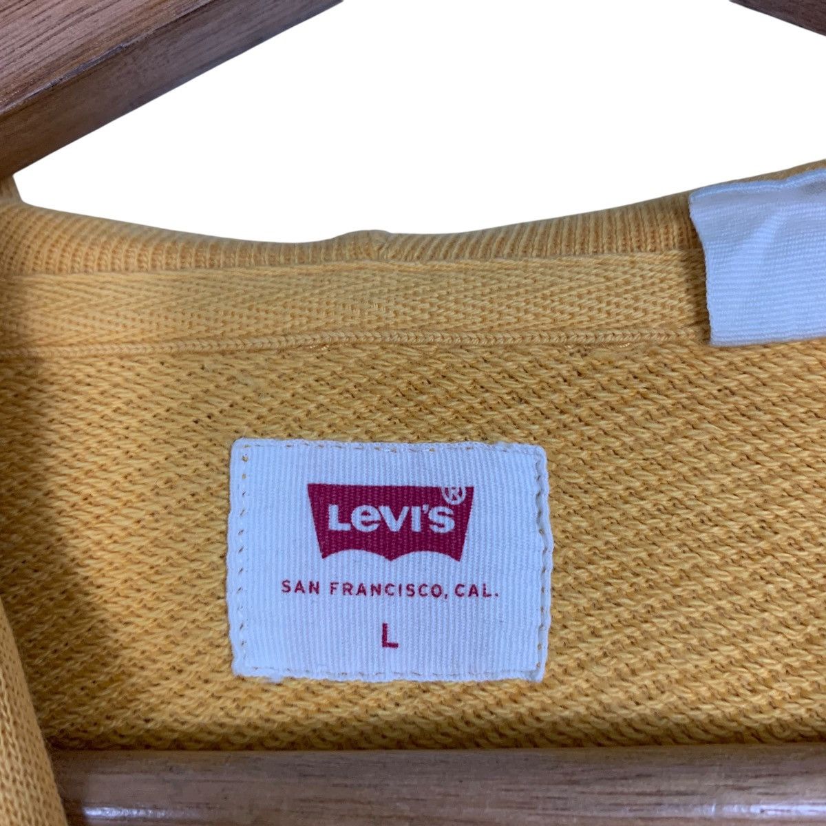 Levi's LEVIS Big Logo Pullover Yellow Hoodies Sweatshirt #1763-C78 Size US L / EU 52-54 / 3 - 15 Thumbnail