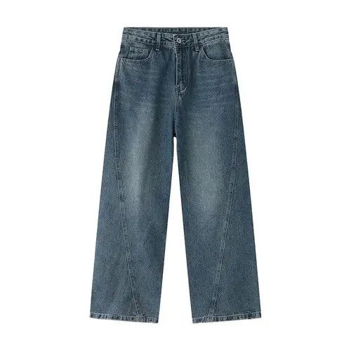 Jean × Vintage Casual Simple Baggy Denim Size US 32 / EU 48 - 4 Thumbnail