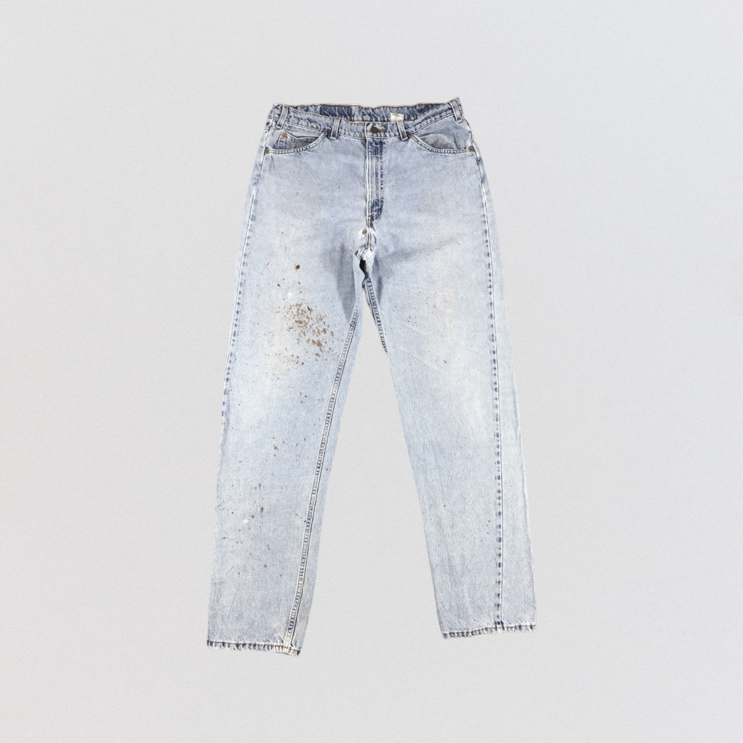 Levi's Vintage 90s Light Wash Levis 550 Orange Tab Jeans-JM662 Size US 35 - 1 Thumbnail