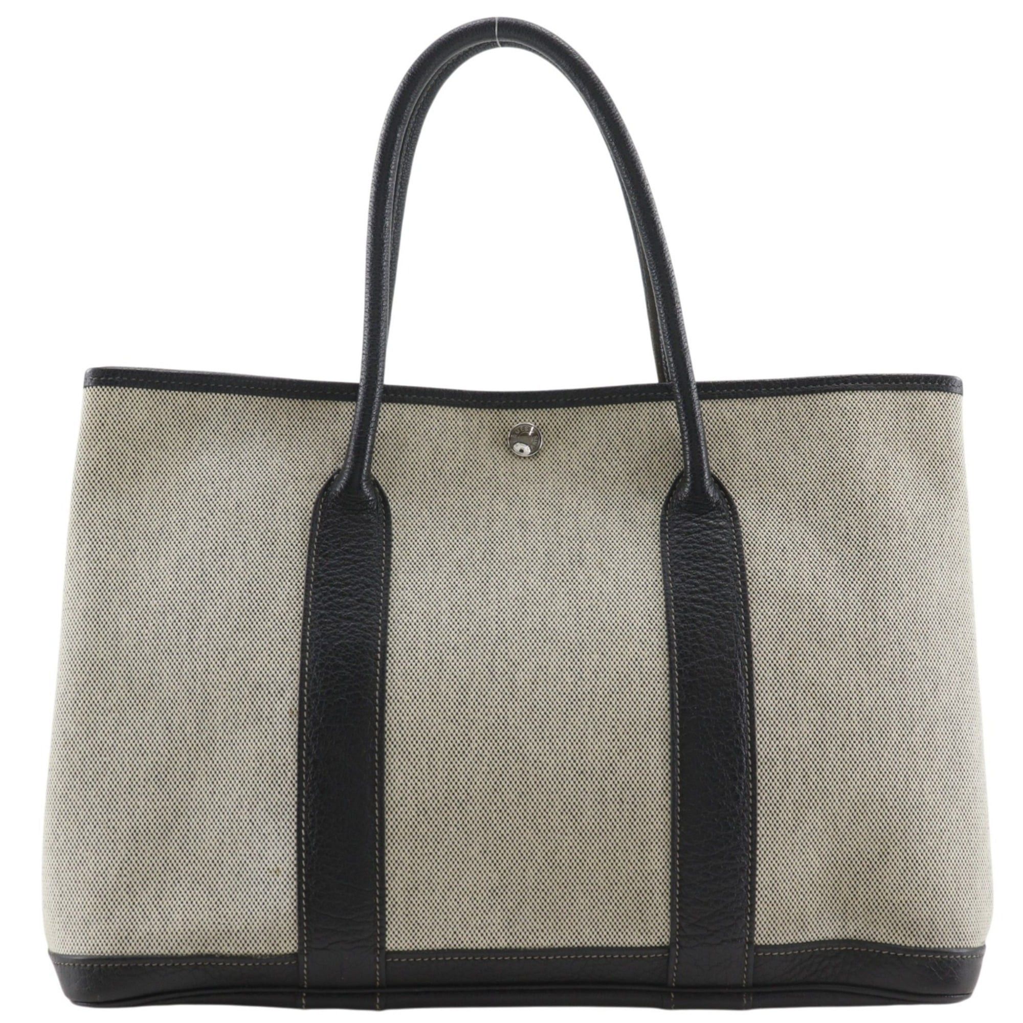 Hermes Hermes Garden Party PM 36 Tote Bag, Toile H, 2005 Model, Gray, □I, A4 size, Snap Button Closure, Women's. Size ONE SIZE - 1 Thumbnail