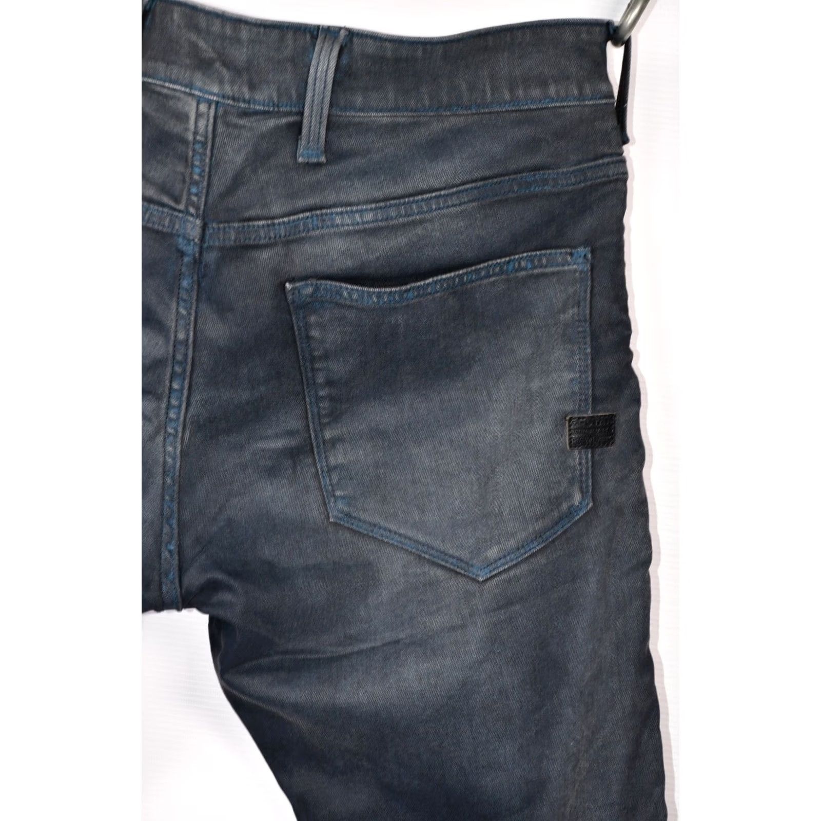 G-Star G-Star RAW Rackam Skinny Coj Jeans Men W32 L30 Gray Solid Denim Closure Zip 32 Inseam 30.31 inch 98 cm 30.31 inch Mens Skinny / Regular Vintage No Size US 32 / EU 48 - 5 Thumbnail