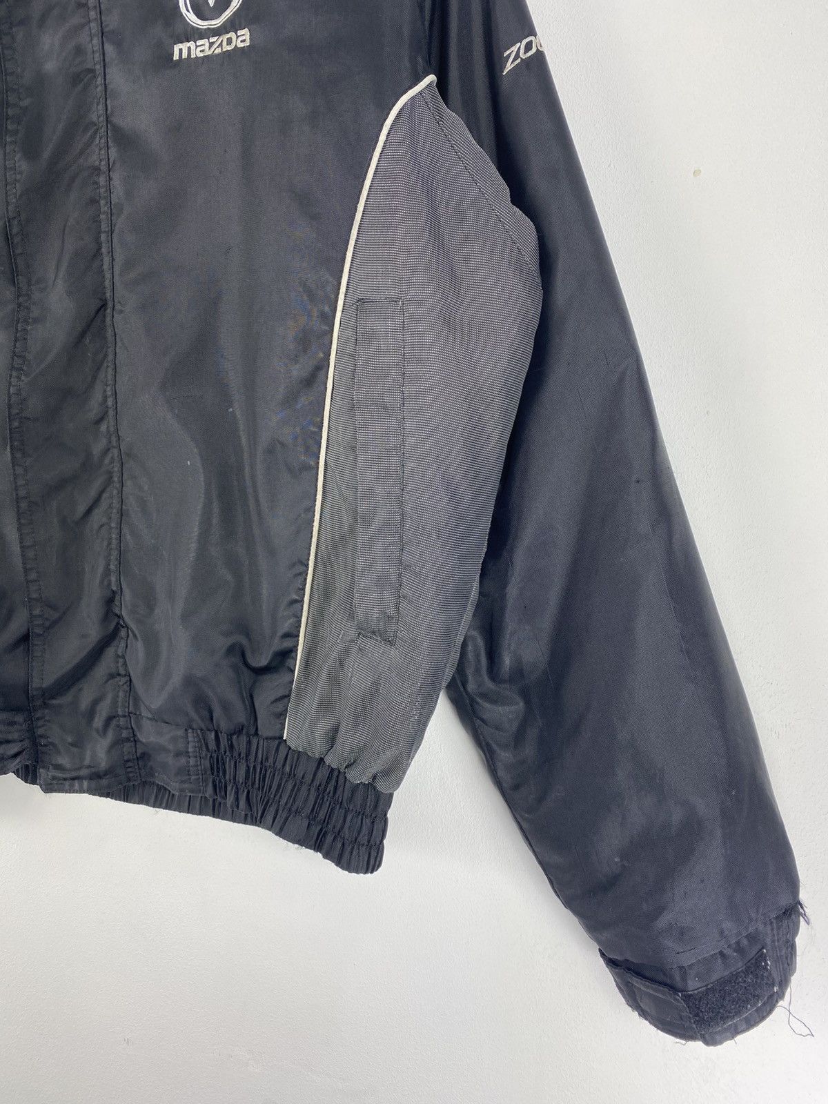 Sports Specialties Vintage 90’s Mazda Big Logo Embroidered Bomber Jacket Size US L / EU 52-54 / 3 - 3 Thumbnail