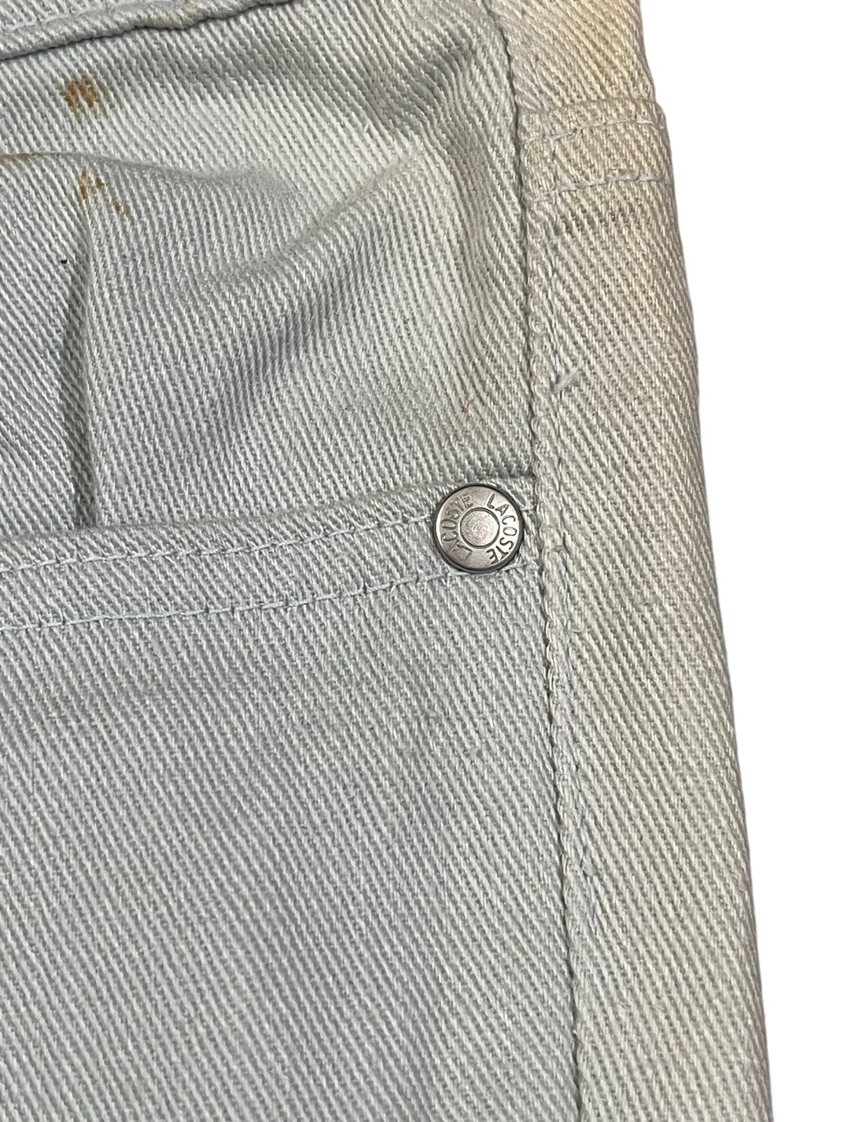 Lacoste × Le Grande Bleu (L.G.B.) × Retrofit Vintage Lacoste Faded Y2K Flare Denim Size US 30 / EU 46 - 5 Thumbnail