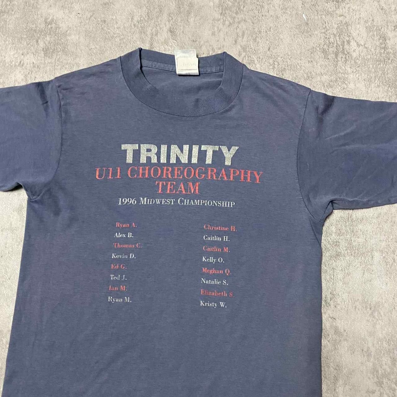 Fruit Of The Loom Navy vintage 1996 Trinity ULI Choreography Team Size US S / EU 44-46 / 1 - 2 Thumbnail