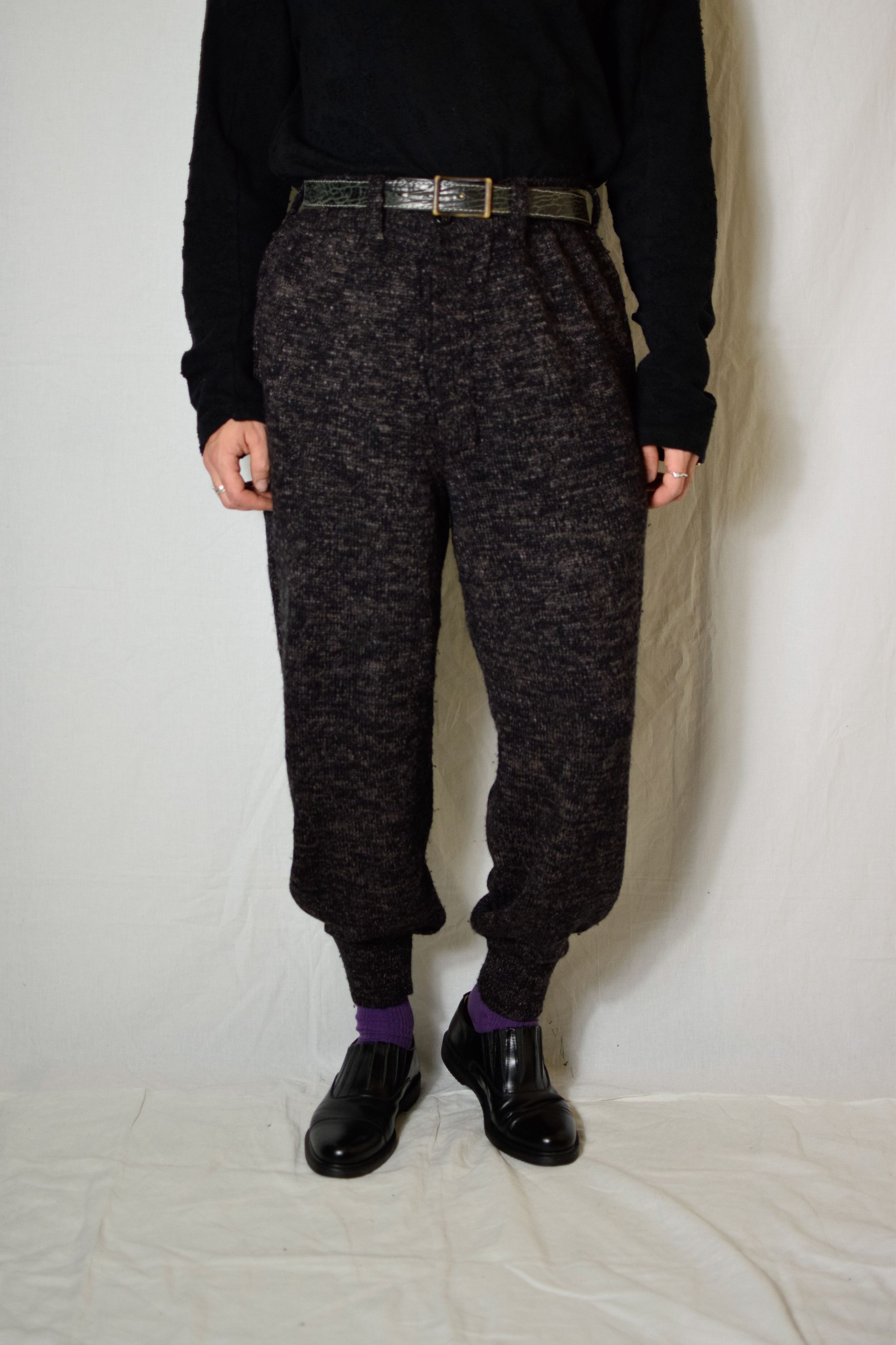 Yohji Yamamoto YYPH AW95 Knit Pants - HE-K87-930 Size US 32 / EU 48 - 4 Thumbnail