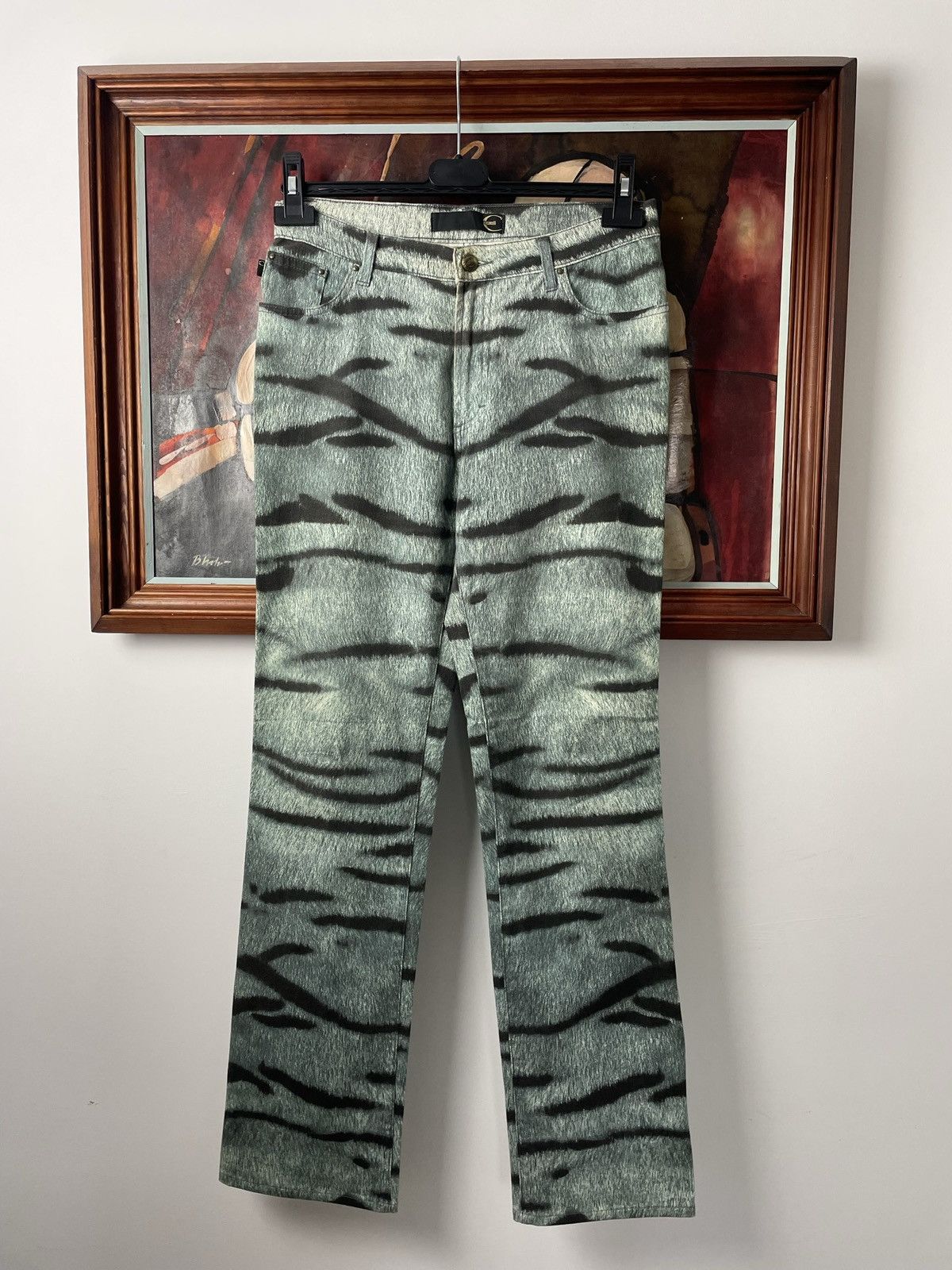 Just Cavalli Just Cavalli Hallucination Zebra Pants Avant Garde Vintage Size US 32 / EU 48 - 1 Thumbnail