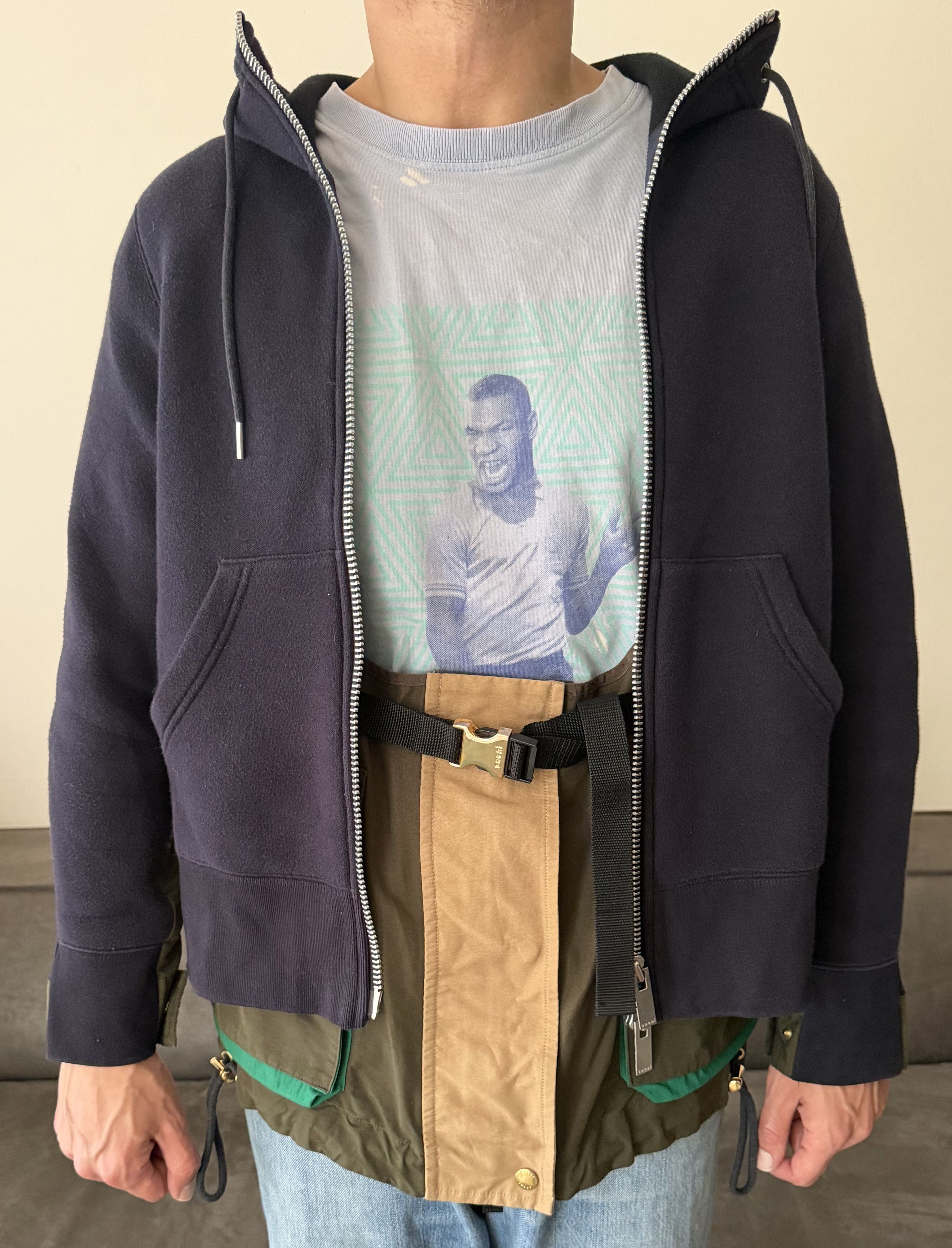 Sacai SACAI SPONGE HOODIE Size US M / EU 48-50 / 2 - 4 Thumbnail