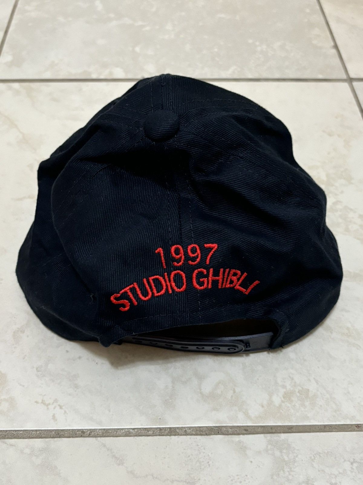 Anime Rare Vintage 90s Princess Mononoke Ghibli Anime Movie Hat Size ONE SIZE - 3 Thumbnail