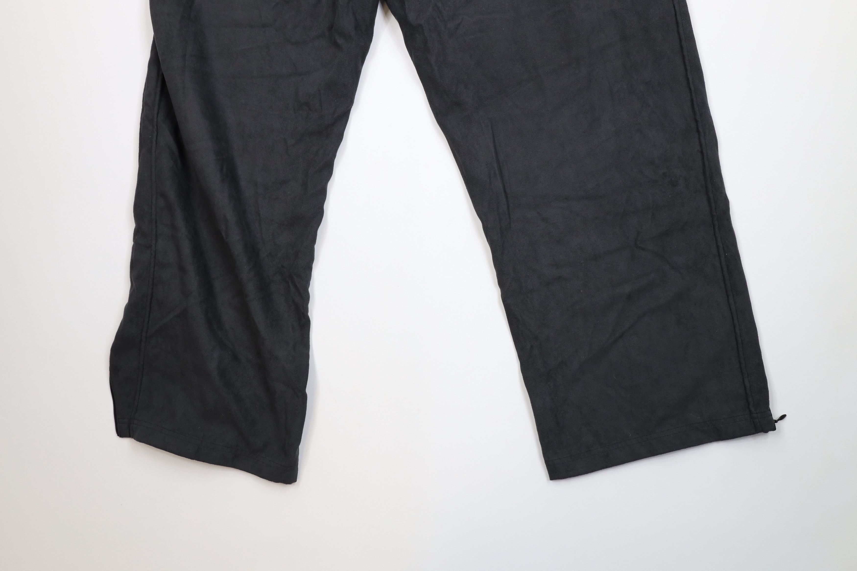 Adidas Vintage Y2K 2003 Adidas Lined Wide Leg Pants Dark Gray Size US 36 / EU 52 - 14 Thumbnail