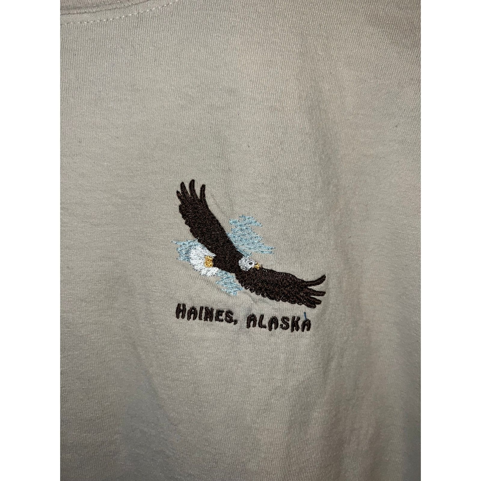 Anvil Vintage Alaska Long Sleeve Shirt Haines AK Bald Eagle Tee XL Size US XL / EU 56 / 4 - 2 Thumbnail