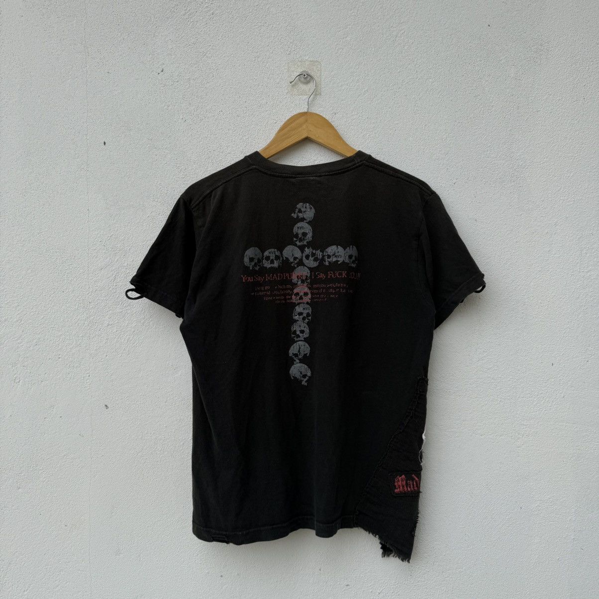 Seditionaries Vintage Mad Punk Gothic Cross Bondage Shirt Size US L / EU 52-54 / 3 - 2 Thumbnail
