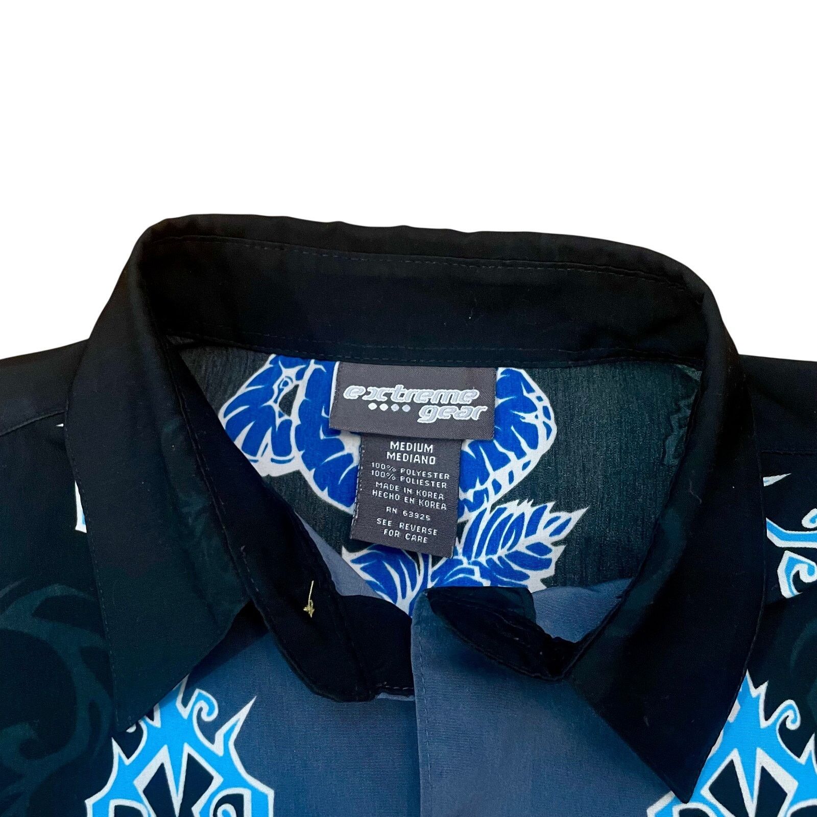 Vintage Y2k Extreme Gear Dragon Button Up Shirt - Size M Size US M / EU 48-50 / 2 - 7 Thumbnail