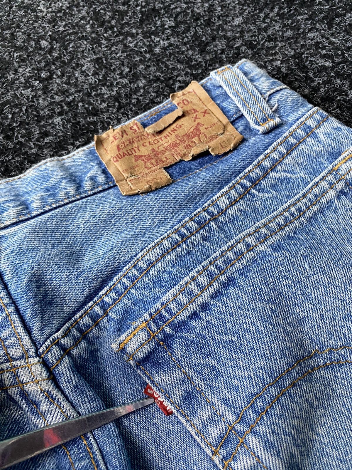 Levi's × Levi's Vintage Clothing × Vintage Vintage 90s Y2K Levi’s 501 Jeans baggy pants Size US 34 / EU 50 - 17 Thumbnail