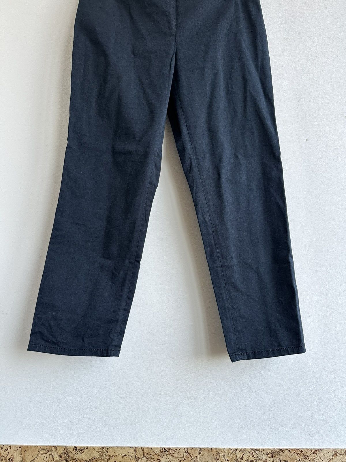 Prada 2006 Prada Cropped Pants Navy Blue Zip Ankle Women's Size 38 Size 26" / US 2 / IT 38 - 3 Thumbnail