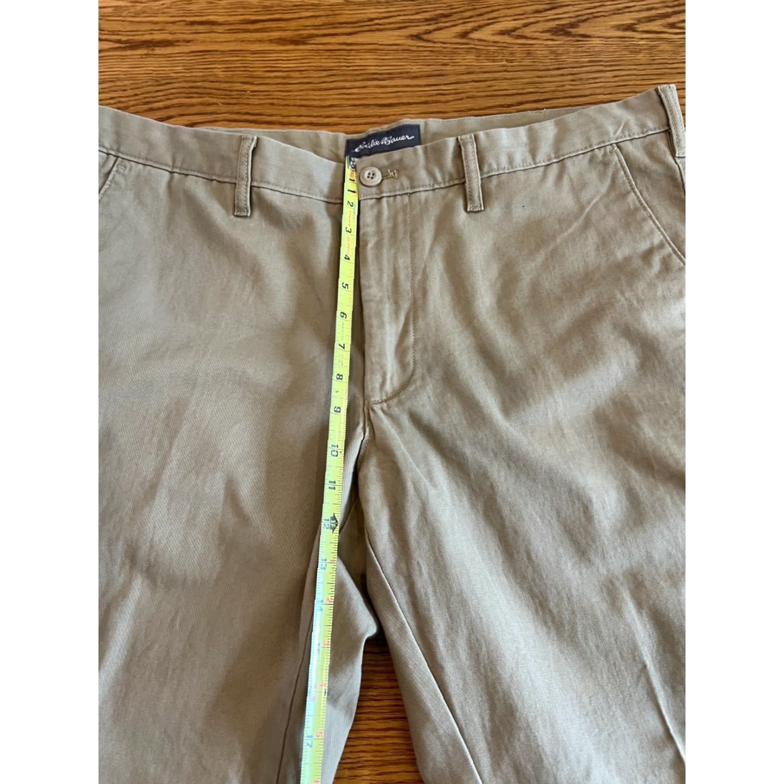 Eddie Bauer VINTAGE Eddie Bauer Men’s Chino Pants Flat Front Business Formal Casual 40x33 Beige Size US 40 / EU 56 - 4 Thumbnail