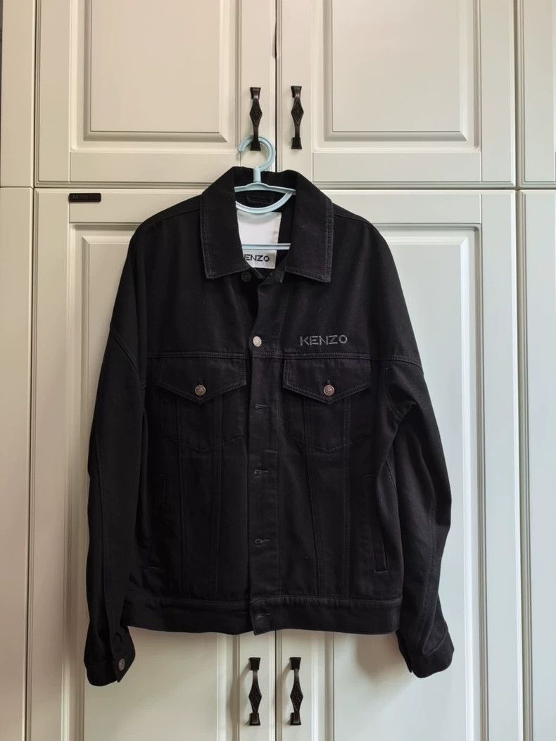Kenzo KENZO Black denim jacket Size US M / EU 48-50 / 2 - 1 Thumbnail