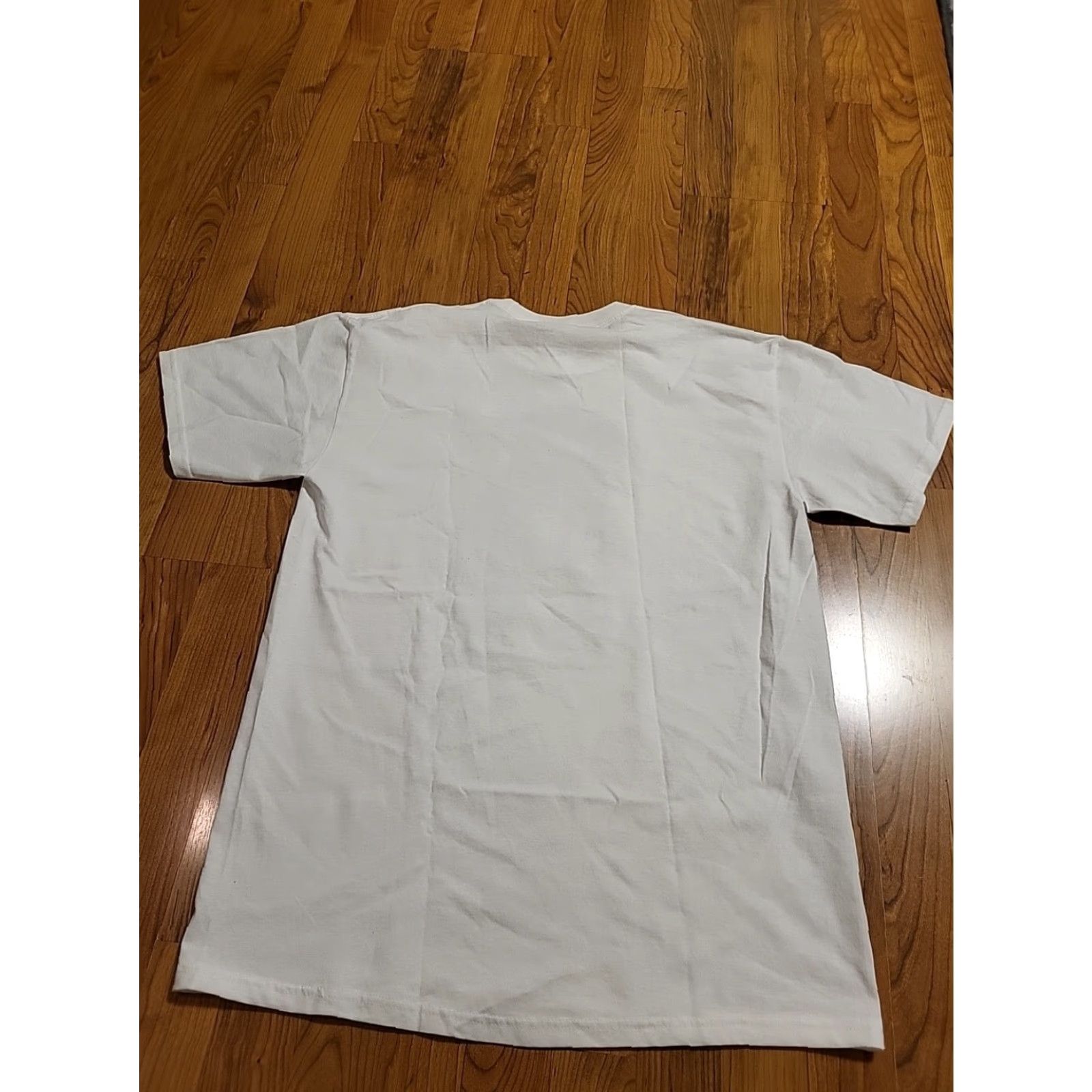 Native Suna Buffalo Bison Graphic Print Crew Neck T-Shirt White Cotton L Men Regular Short Sleeve Shirt 42" Chest All Seasons Designer Animals Nature N7 Size US L / EU 52-54 / 3 - 7 Thumbnail
