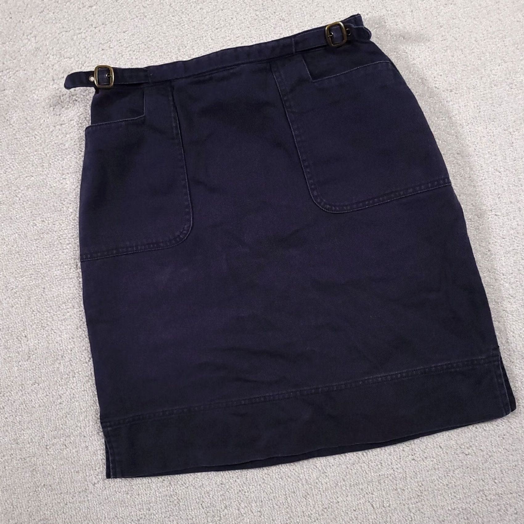 Vintage VINTAGE Christopher & Banks Denim Skirt Slim Pocket Knee Length Women 4 Skirt Women Department Jeans Casual Spring Summer Fall Fold: Buckle? Size 27" / US 4 / IT 40 - 2 Thumbnail