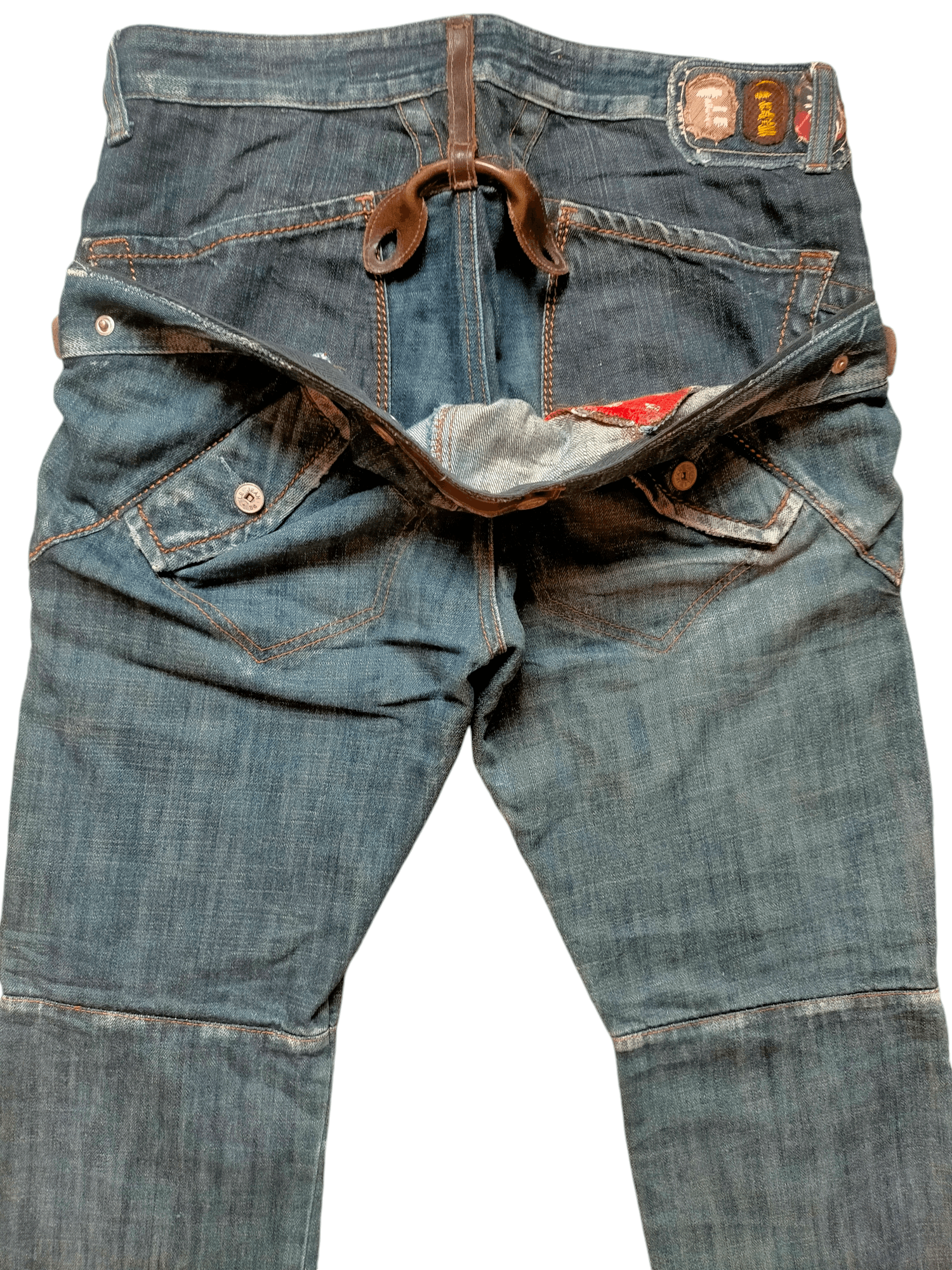 Marithe + Francois Girbaud Marithe Francois Girbaud 🔥Rare Multipocket Zipped Jeans Size US 32 / EU 48 - 6 Thumbnail