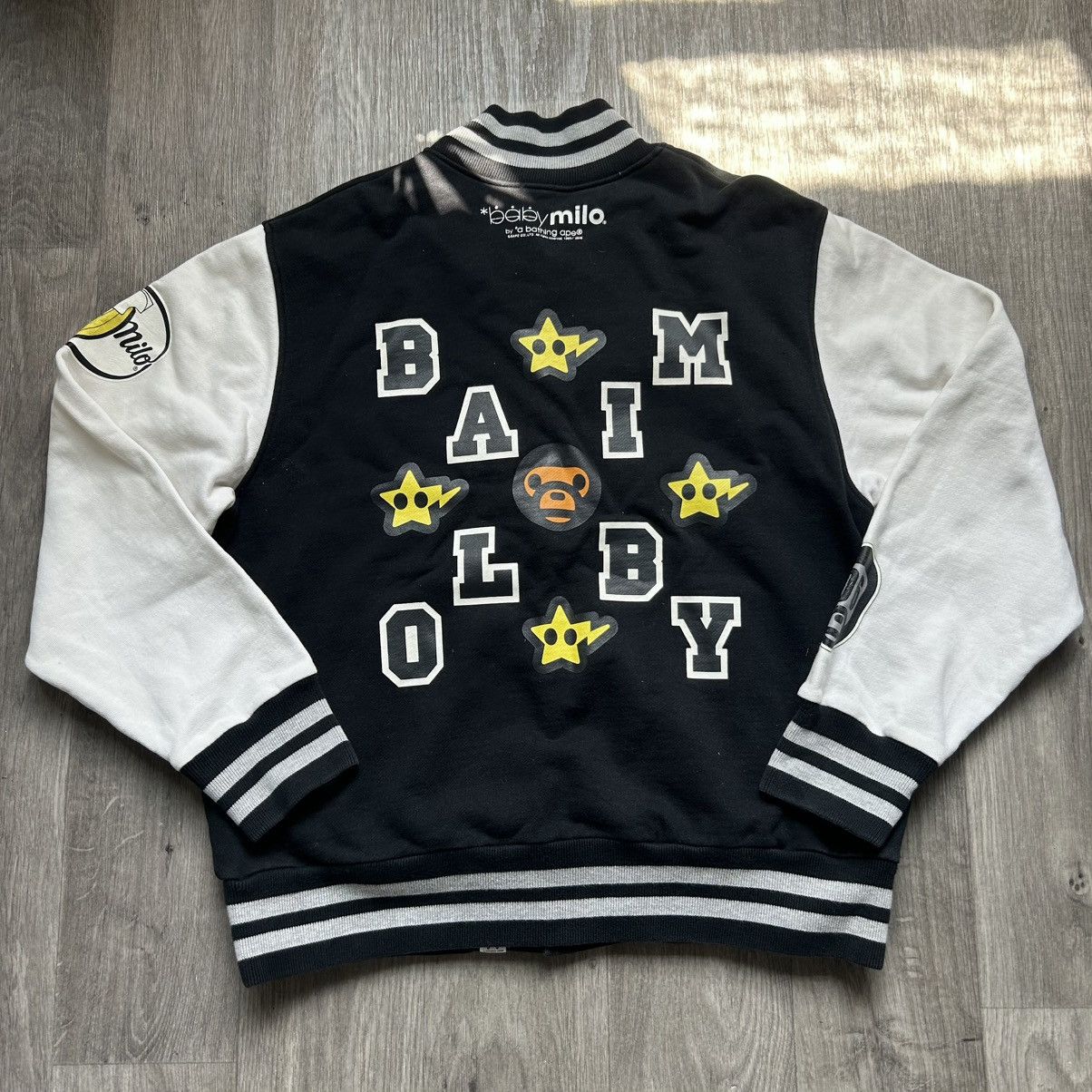 Bape Baby Milo 2006 Varsity Jacket Size US M / EU 48-50 / 2 - 2 Thumbnail