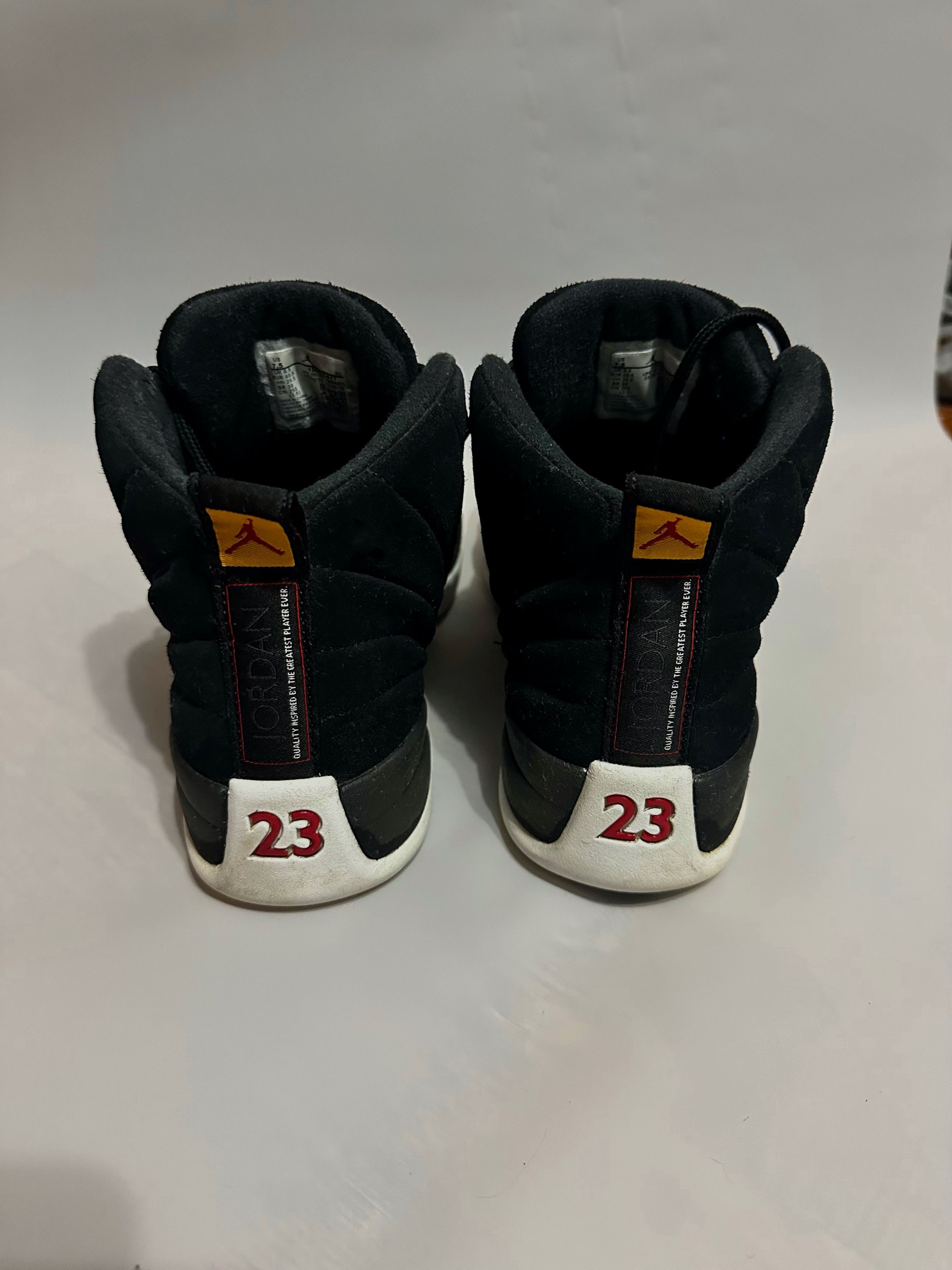 Nike Nike Jordan 12 Retro Reverse Taxi Size US 7.5 / EU 40-41 - 3 Thumbnail