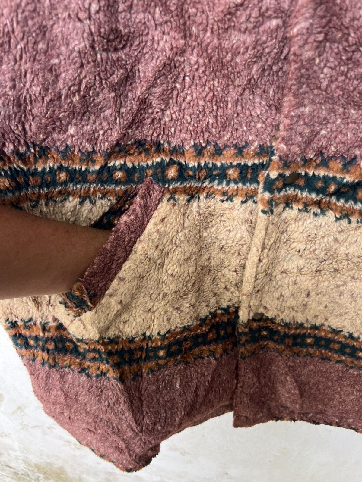 Jams World 💥RARE💥JAMI ISLAND Deep Pile Fleece Rare Aztec Fullprinted Size US L / EU 52-54 / 3 - 9 Thumbnail