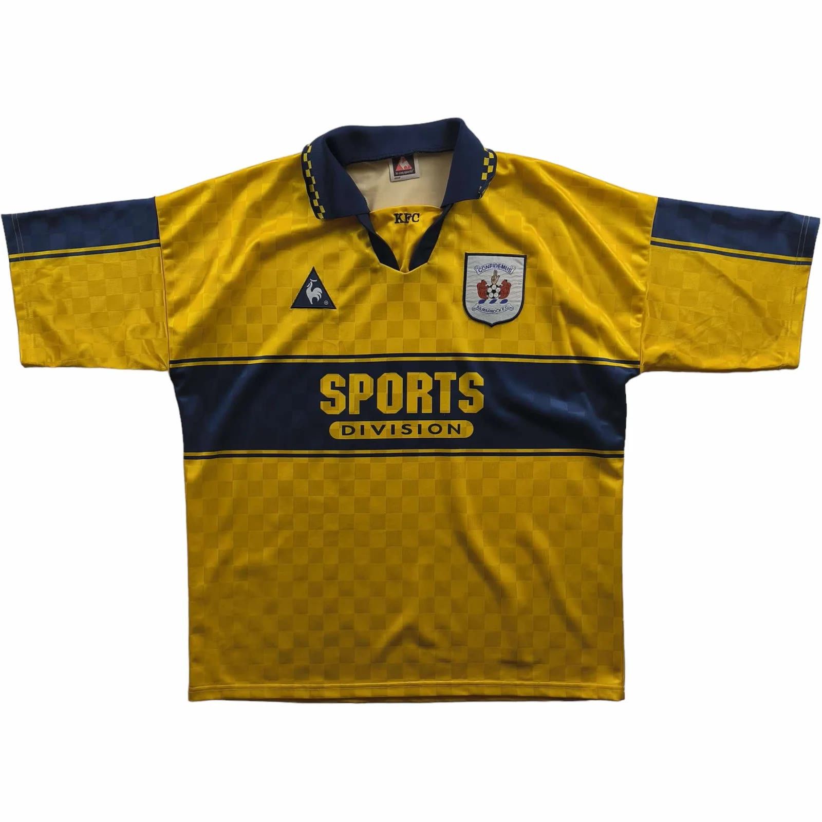 Le Coq Sportif Kilmarnock 1997-98 away football jersey size L Size US L / EU 52-54 / 3 - 1 Thumbnail