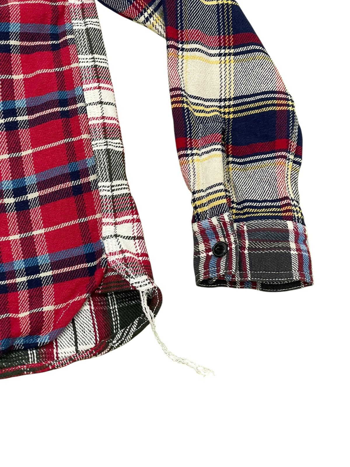 Japanese Brand Multi Plaid Houston Union Made Flannel Shirt Workwear 6🟩7 Size US M / EU 48-50 / 2 - 5 Thumbnail