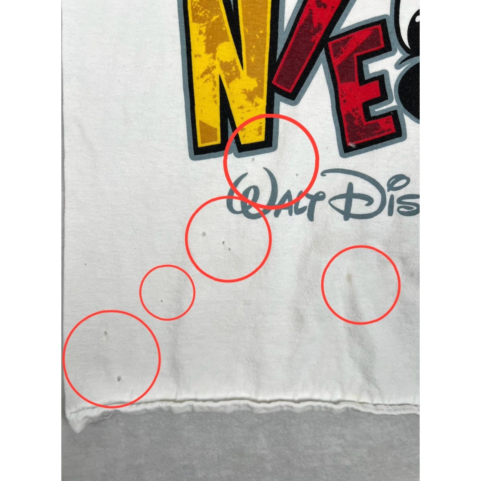 Disney VINTAGE Disney T-Shirt Minnie Mouse White Large Mens Crew Neck Graphic Print 90s Souvenir Shirt Size US L / EU 52-54 / 3 - 3 Thumbnail