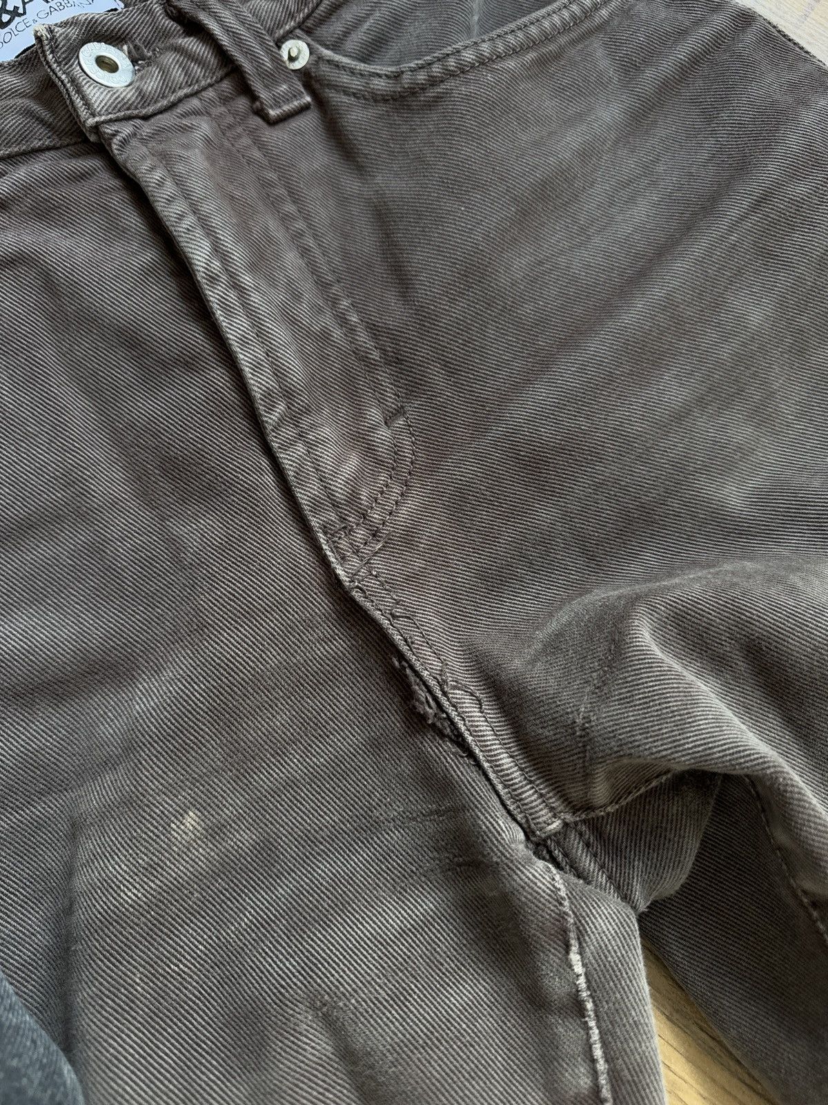 Dolce & Gabbana VINTAGE DOLCE&GABBANA BROWN DENIM PANTS JEANS Size 30" / US 8 / IT 44 - 10 Thumbnail