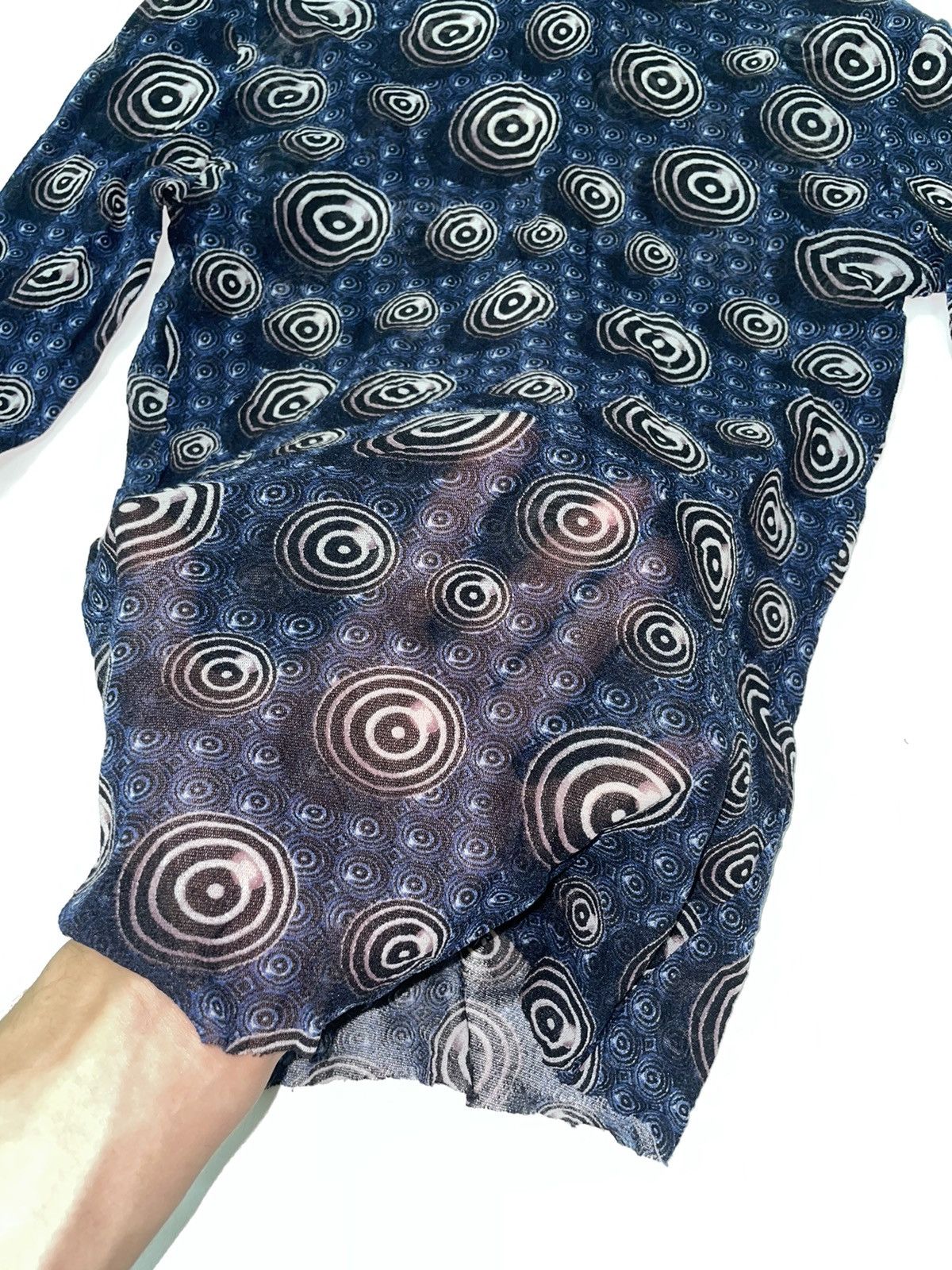 Jean Paul Gaultier × Vintage Jean Paul Gaultier Maille Mesh Sweatshirt long sleeve Size S / US 4 / IT 40 - 11 Thumbnail