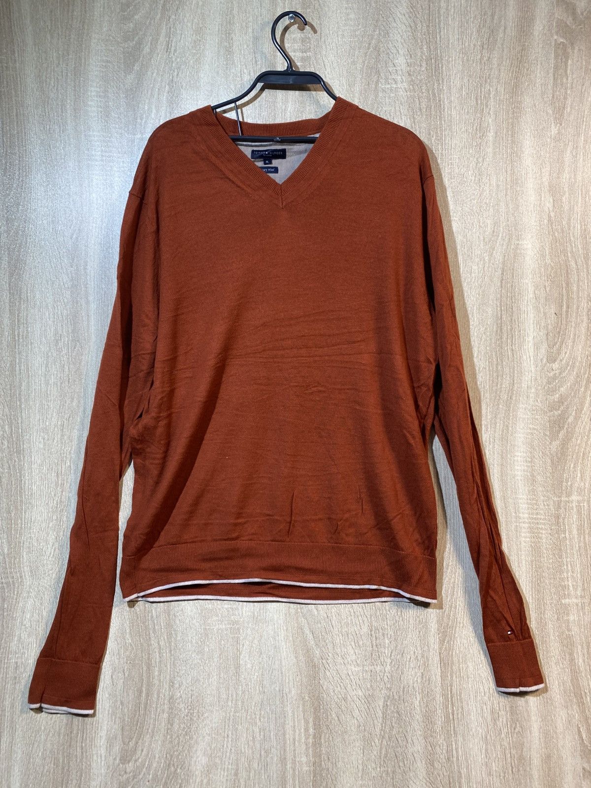 Designer × Tommy Hilfiger Tommy Hilfiger Luxury Wool men’s sweater size XL Size US XL / EU 56 / 4 - 1 Thumbnail