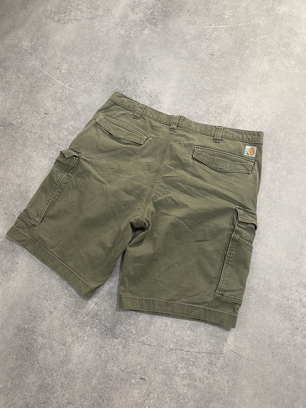 Carhartt × Vintage Vintage Carhartt Cargo Shorts Relaxed Fit Size US 40 / EU 56 - 2 Thumbnail