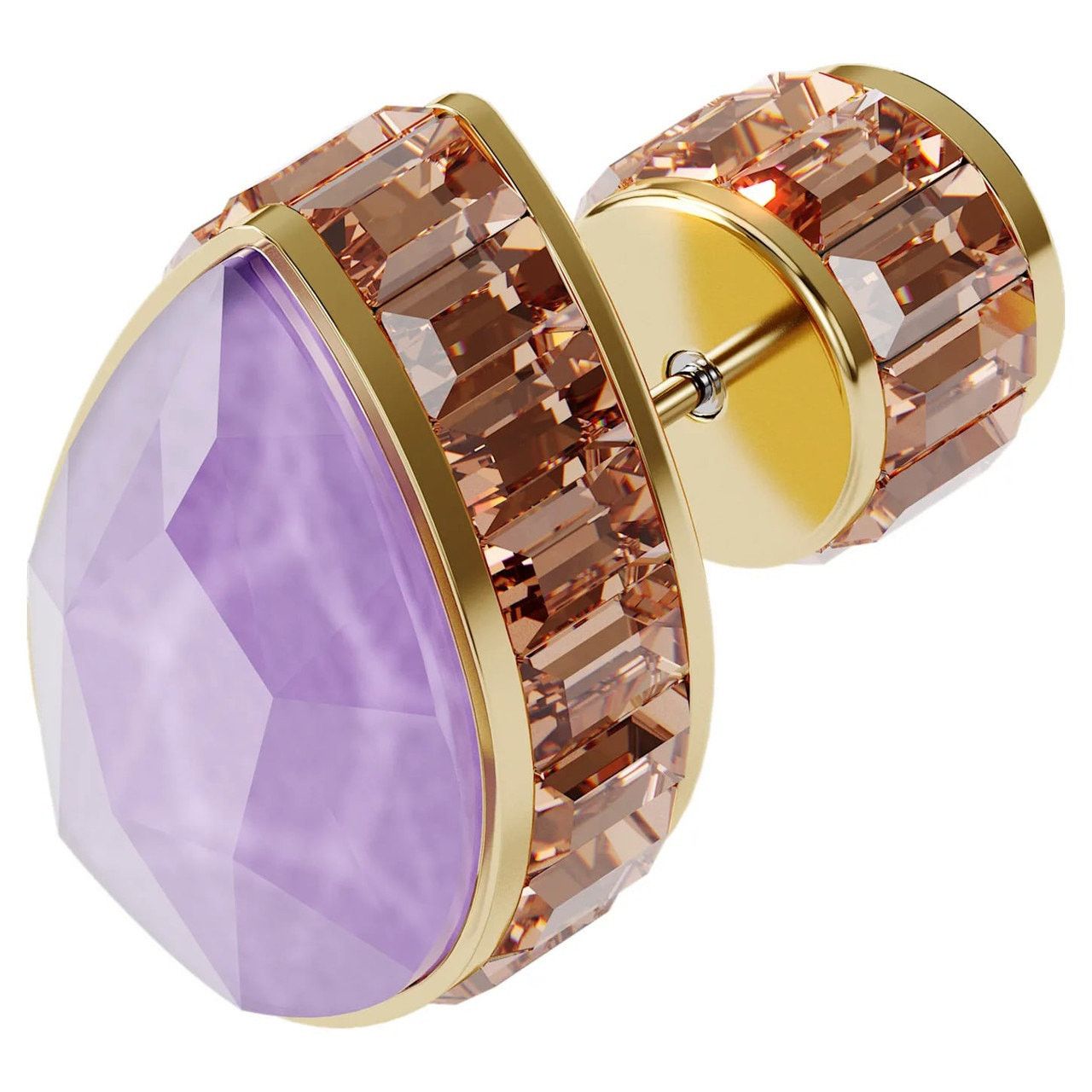 Swarovski Swarovski Orbita Stud Earring, Single, Drop Cut Crystal Size ONE SIZE - 7 Thumbnail