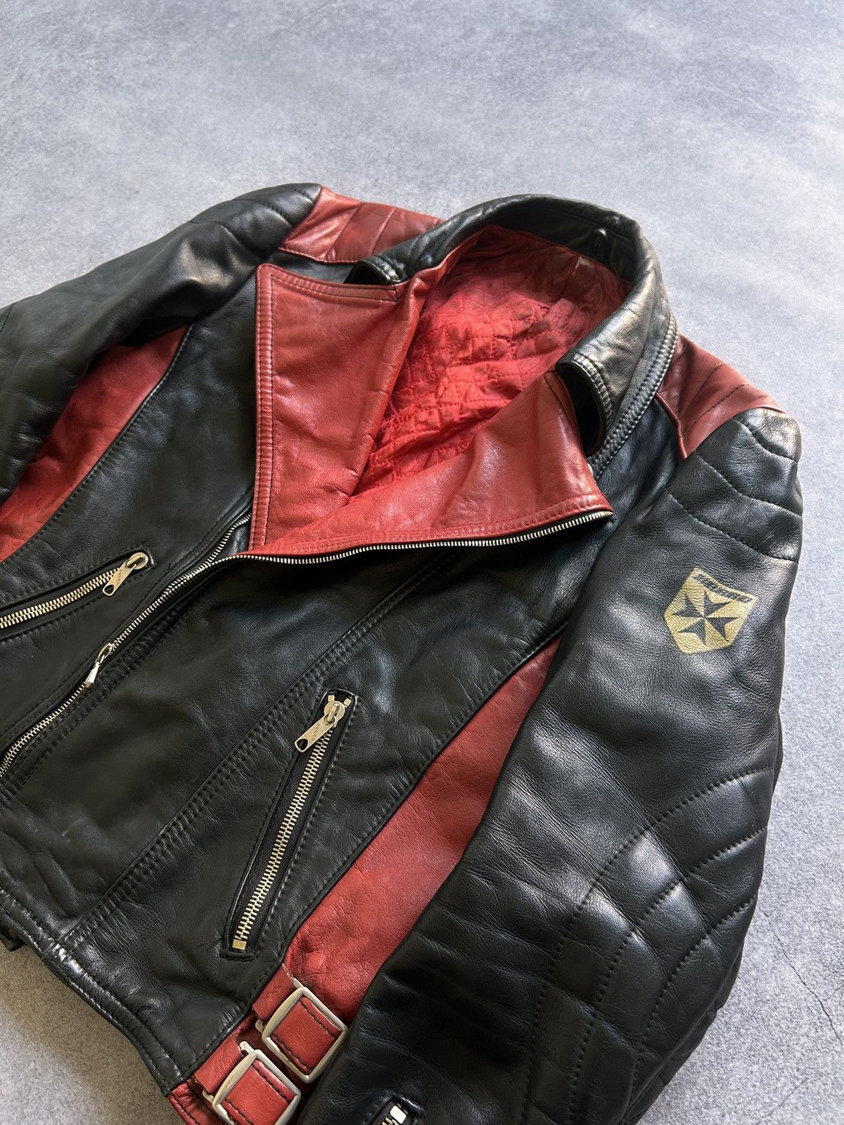 Genuine Leather Vintage Harro biker leather jacket mens y2k Size US S / EU 44-46 / 1 - 5 Thumbnail