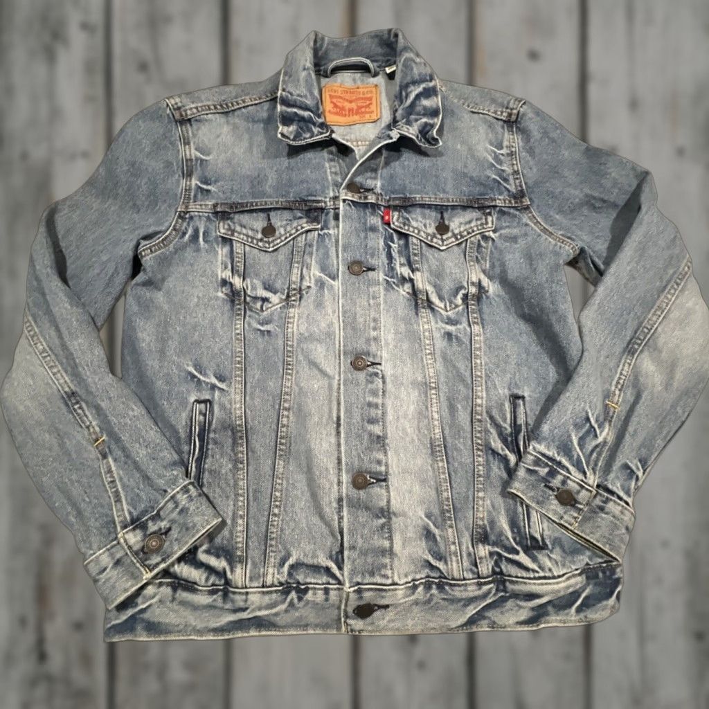 Levi's × Supreme Large Supreme Levi's Leopard Denim Jacket
