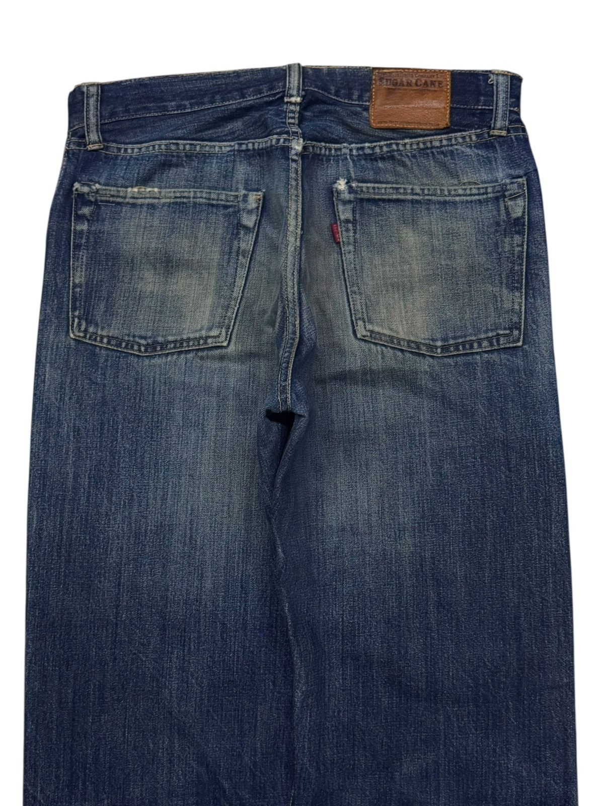 Sugar Cane Vintage 00s Sugar Canes & Co Japan Selvedge Denim Jeans W32 Size US 32 / EU 48 - 5 Thumbnail