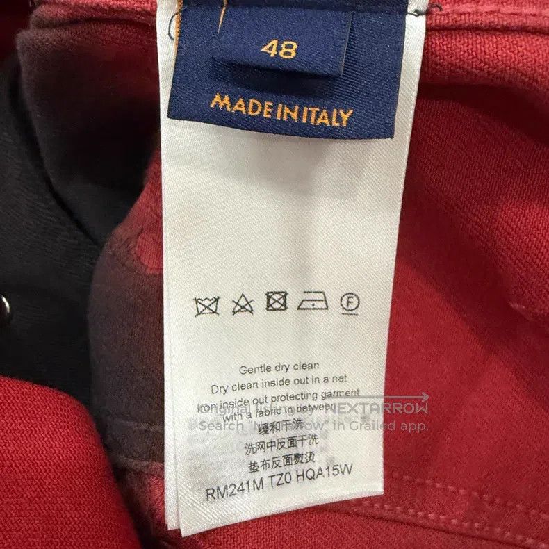 Louis Vuitton Louis Vuitton Black and red rendered embroidered presbyopi Size US M / EU 48-50 / 2 - 5 Thumbnail