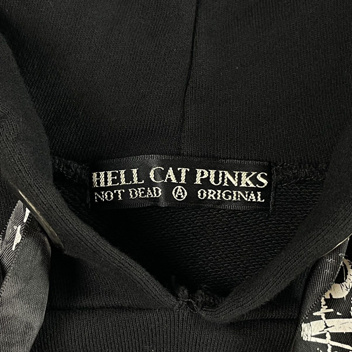 Japanese Brand Hell Cat Punks Music Hoodie Black Size US L / EU 52-54 / 3 - 7 Thumbnail