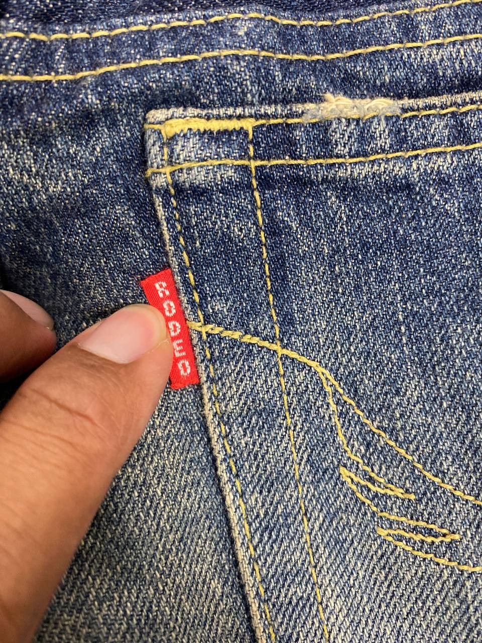 Japanese Brand rodeo crowns japanese brands bootcut flare distressed denim Size 32" / US 10 / IT 46 - 6 Thumbnail